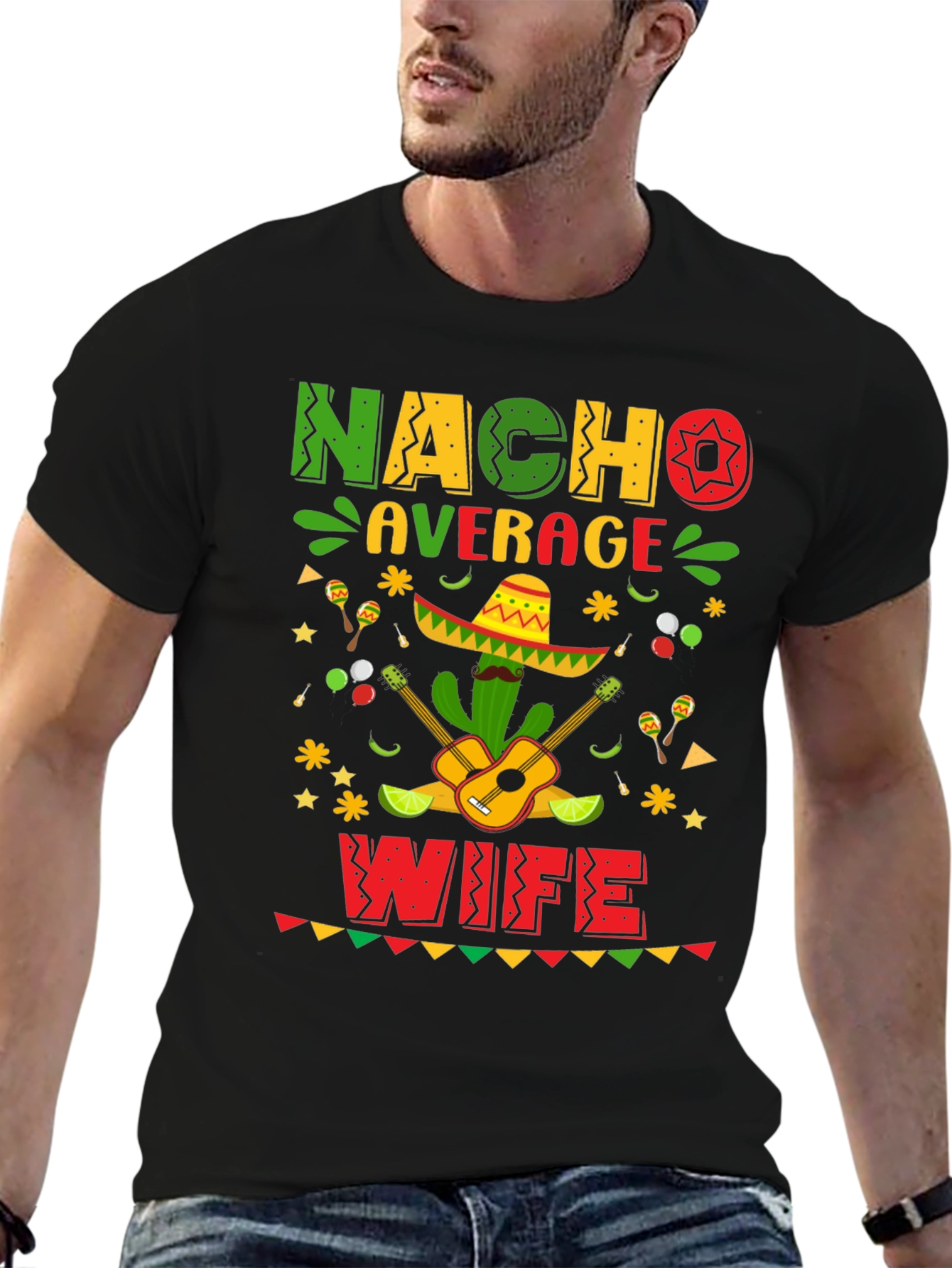 Nacho Average Wife Cinco De Mayo T-Shirt