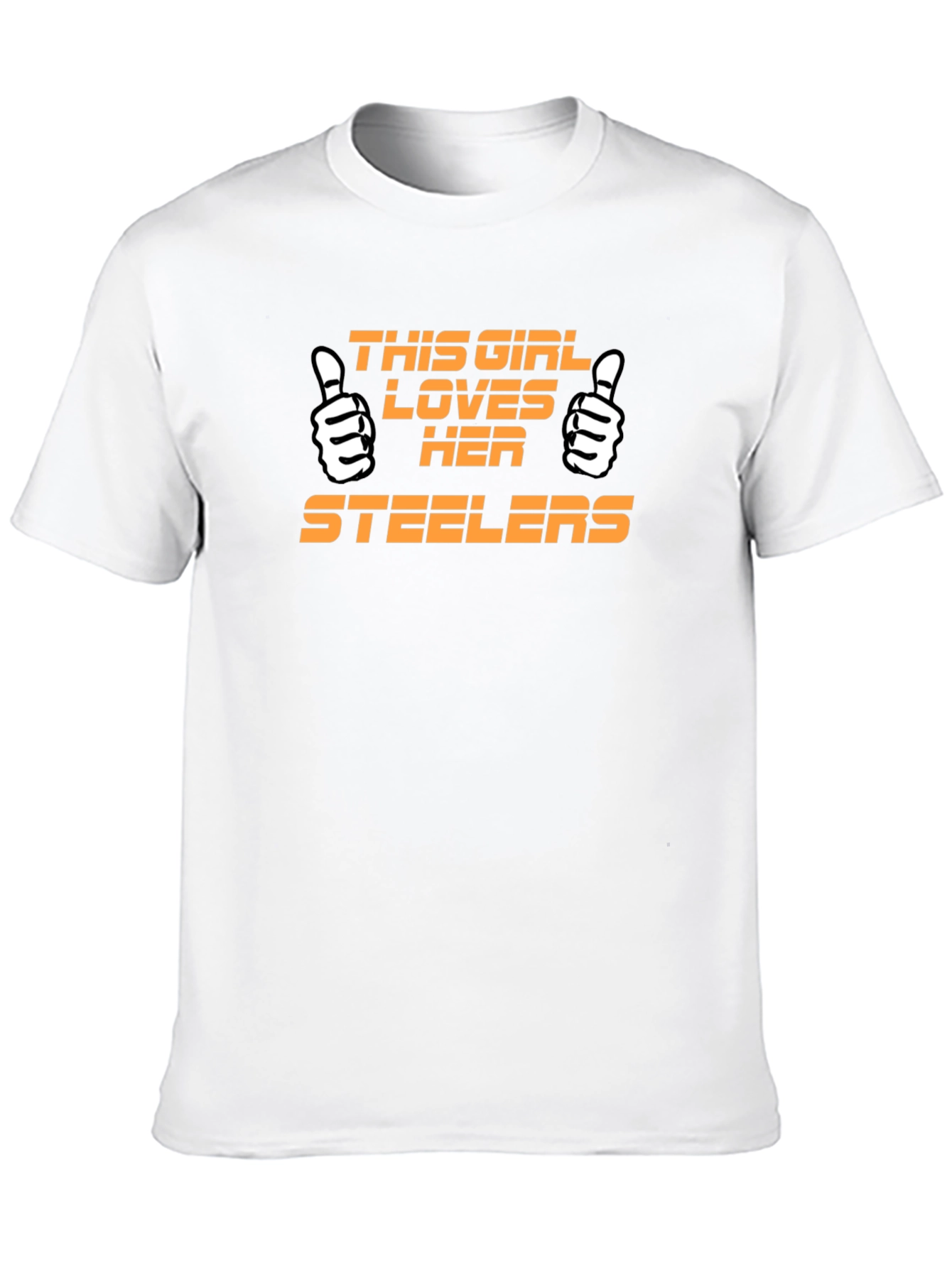 Steelers Fan T-Shirt - This Girl Loves Her Steelers
