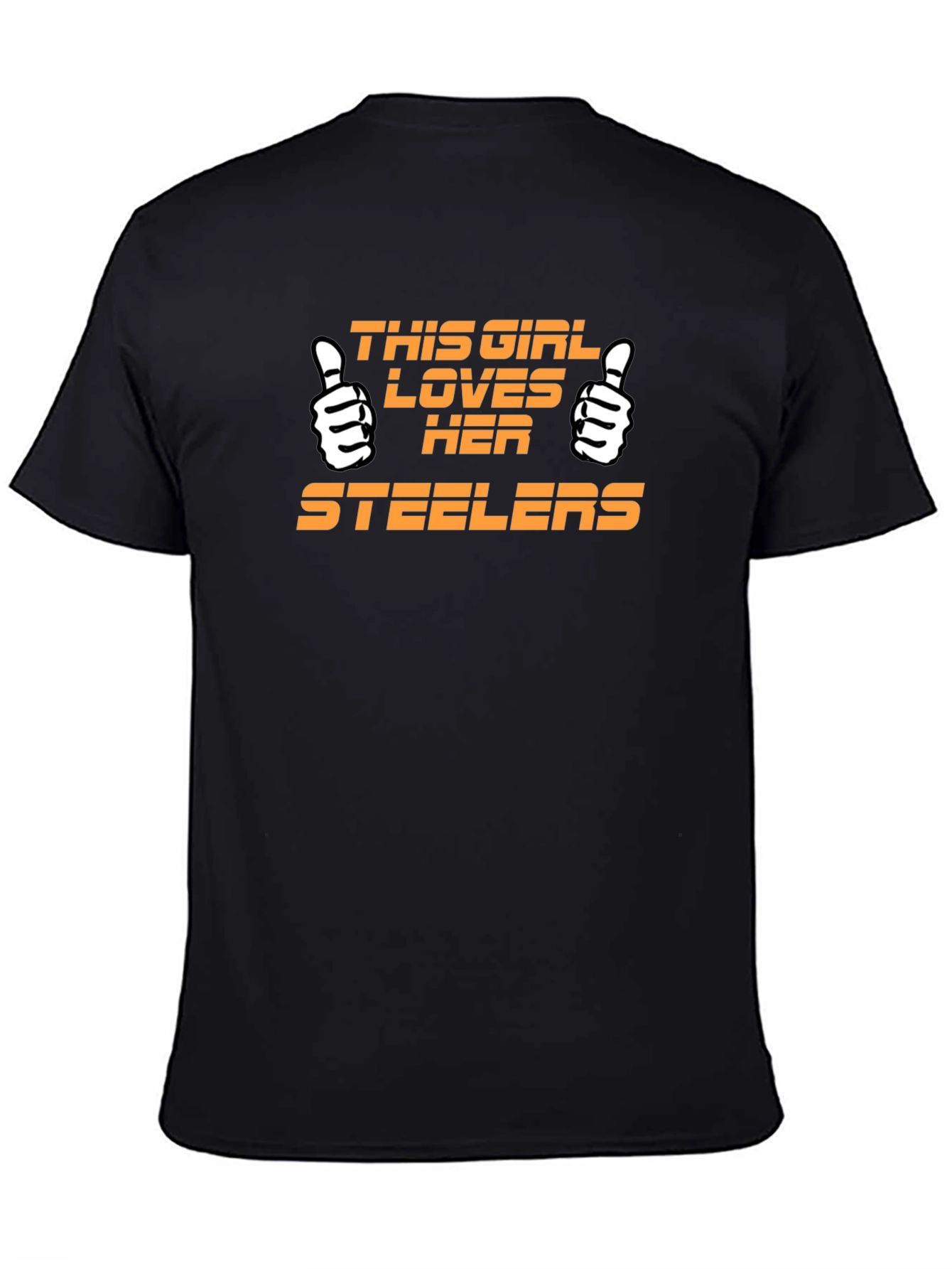 Steelers Fan T-Shirt - This Girl Loves Her Steelers