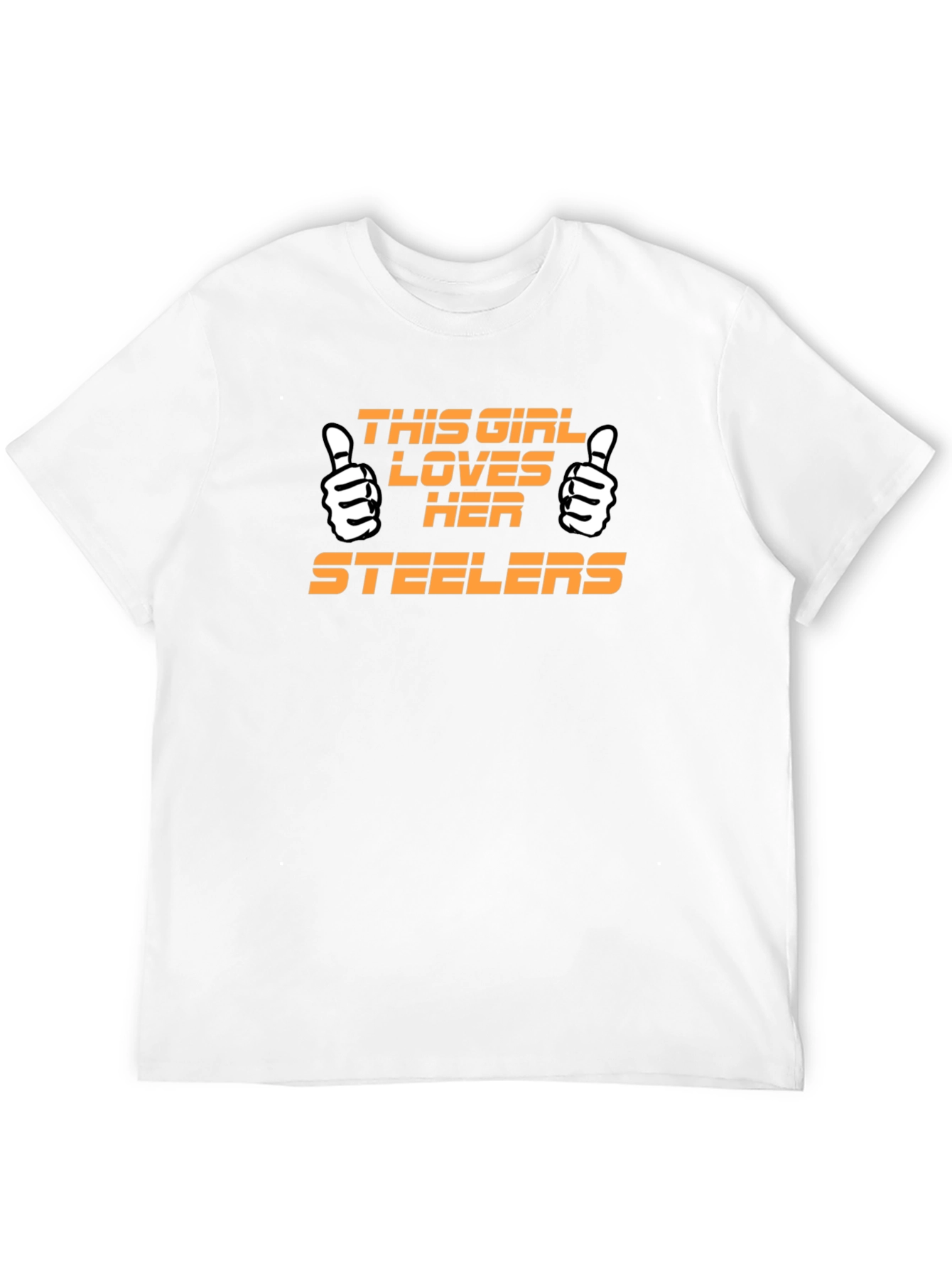 Steelers Fan T-Shirt - This Girl Loves Her Steelers