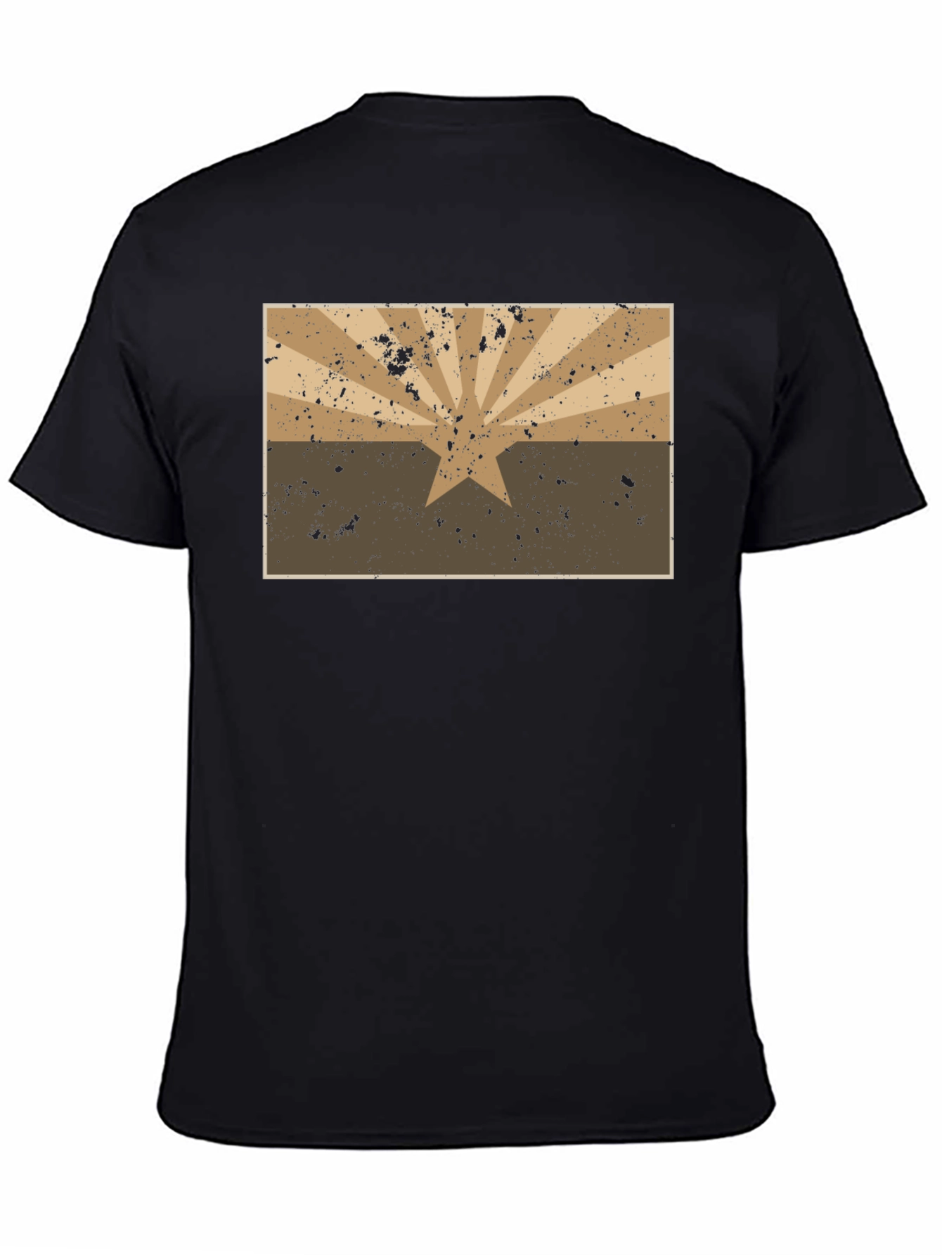 Arizona Flag Graphic Tee - Distressed Style