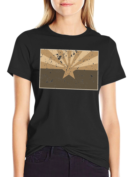 Arizona Flag Graphic Tee - Distressed Style