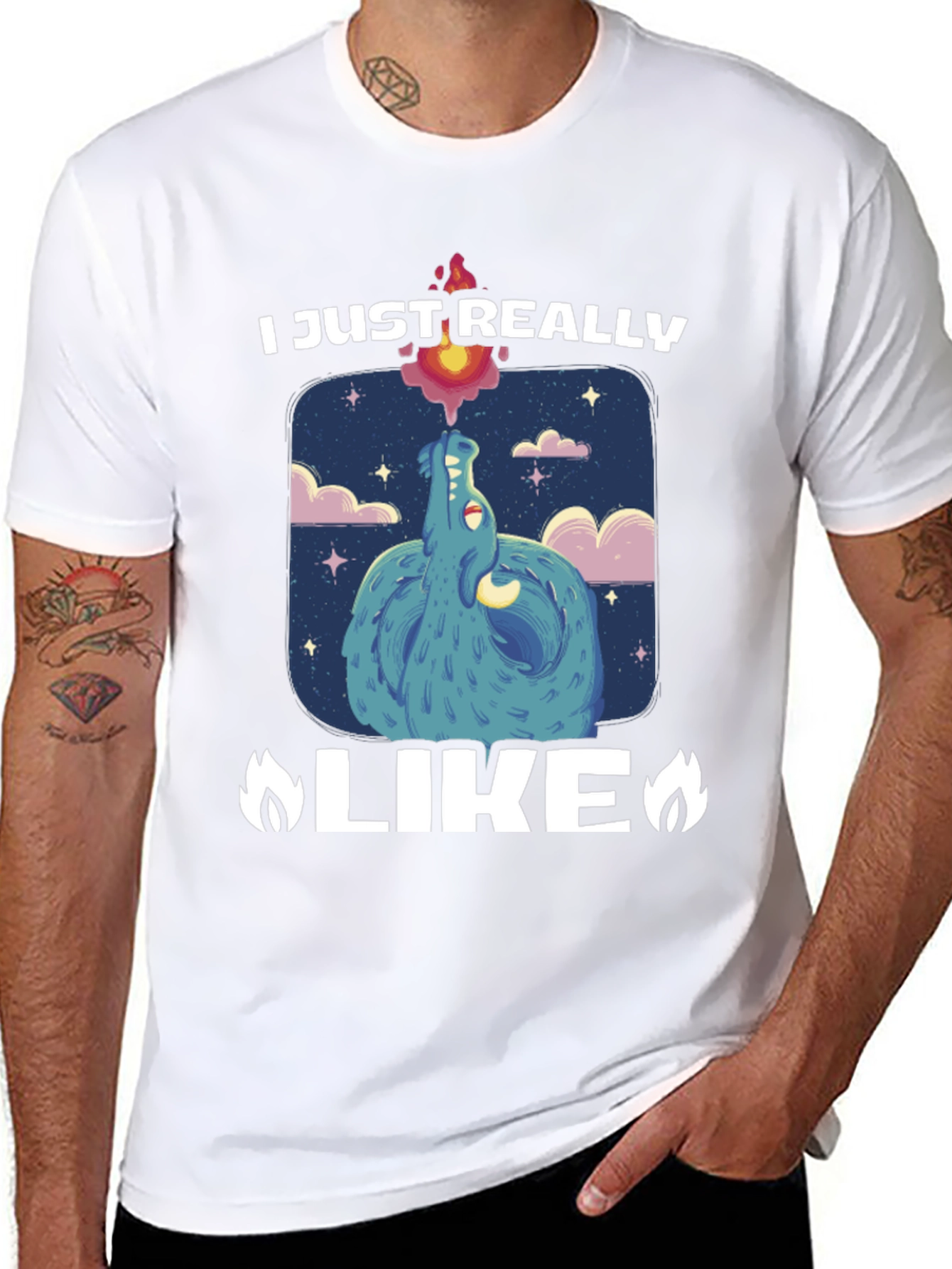 I Just Really Like Dragons T-Shirt