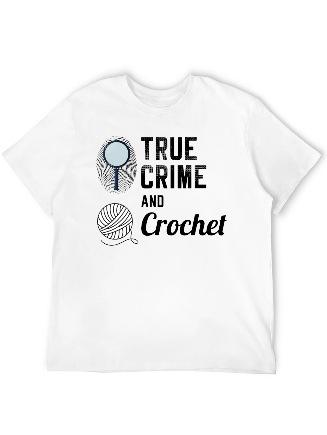 True Crime & Crochet Graphic Tee