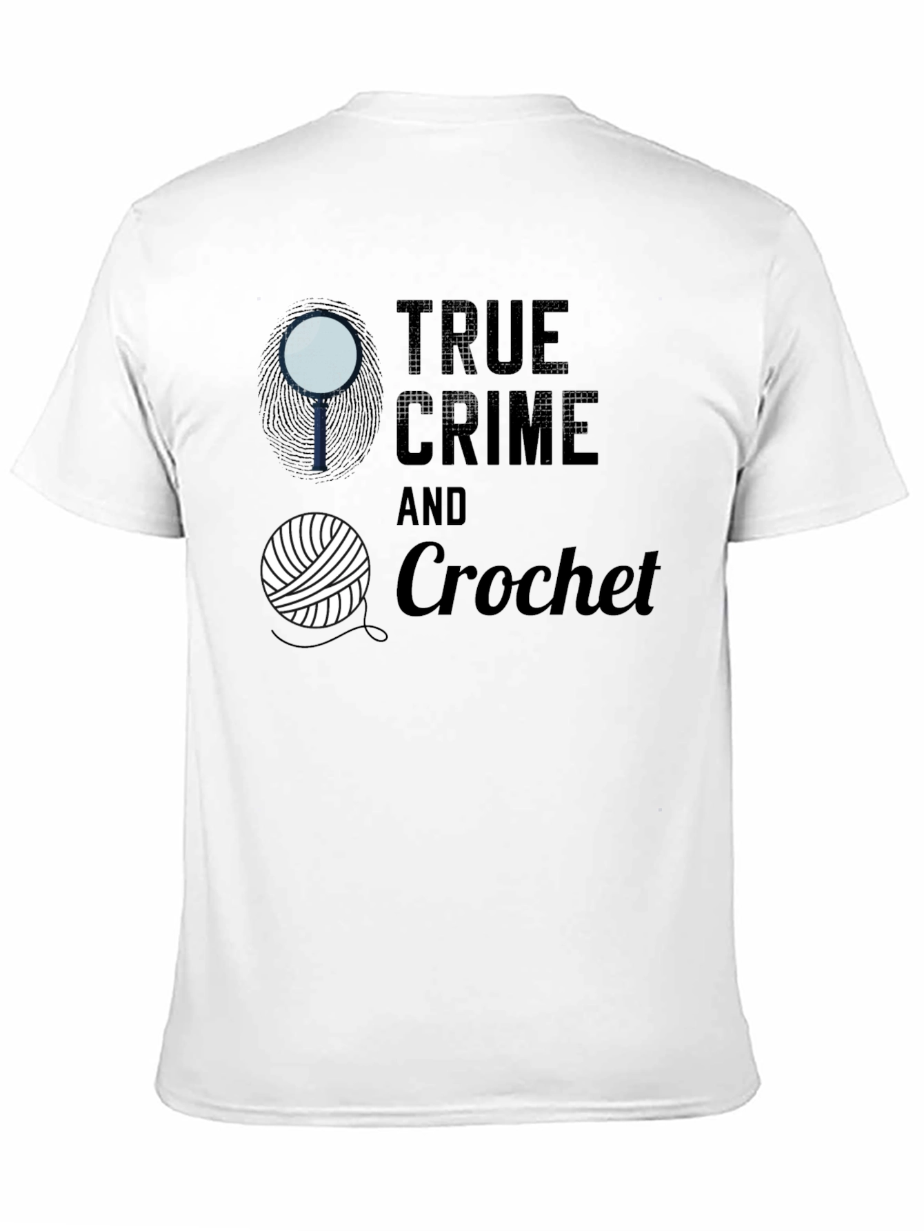 True Crime & Crochet Graphic Tee