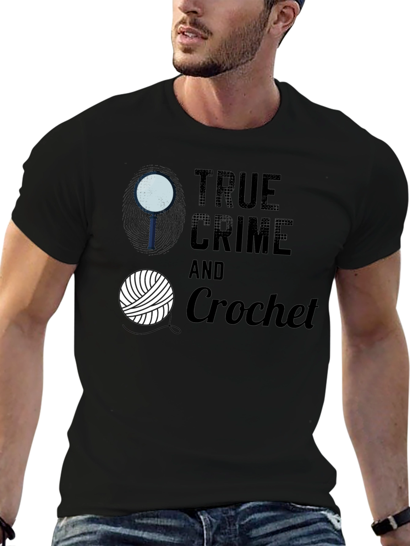 True Crime & Crochet Graphic Tee