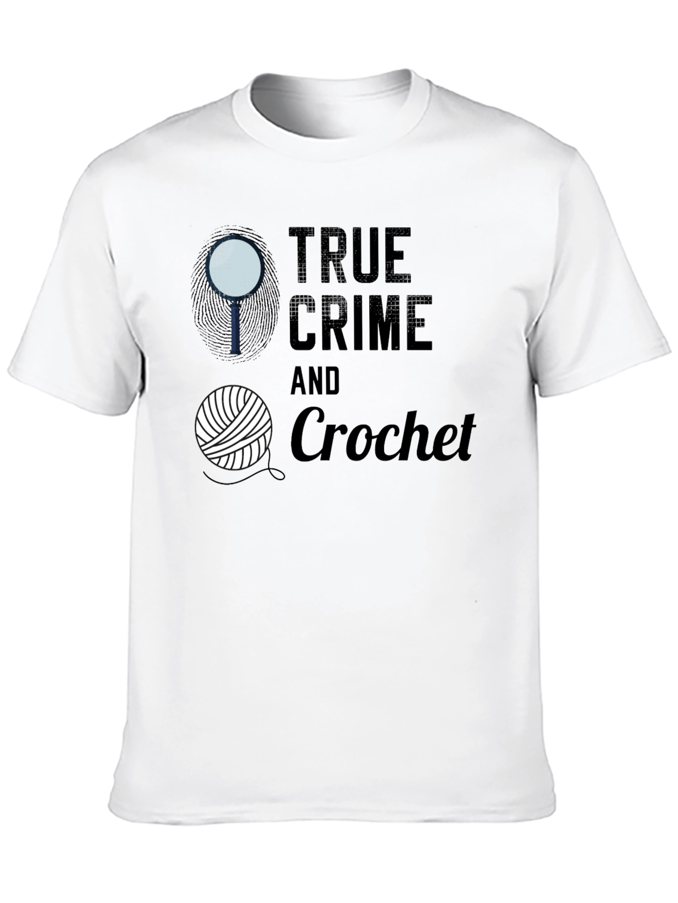 True Crime & Crochet Graphic Tee