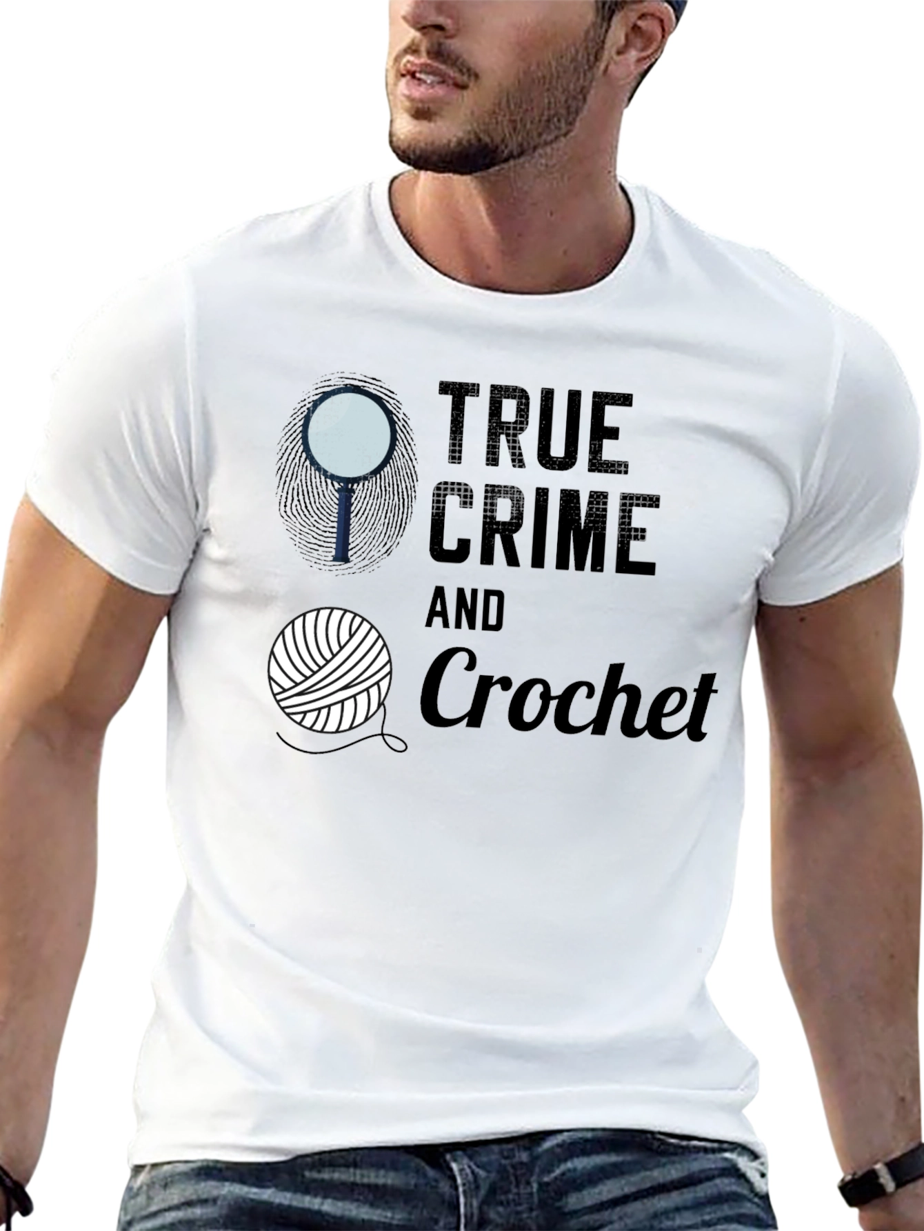 True Crime & Crochet Graphic Tee