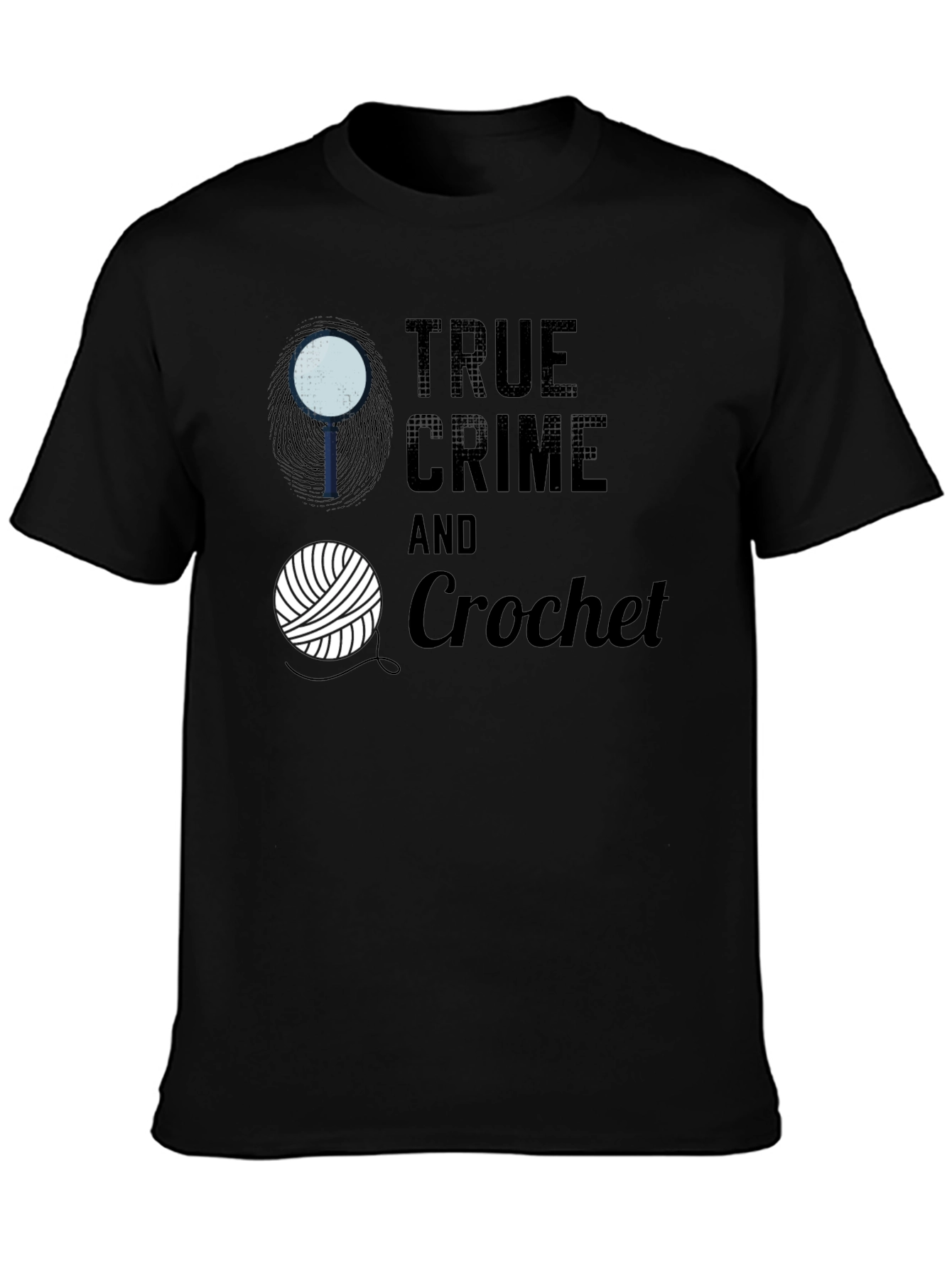 True Crime & Crochet Graphic Tee