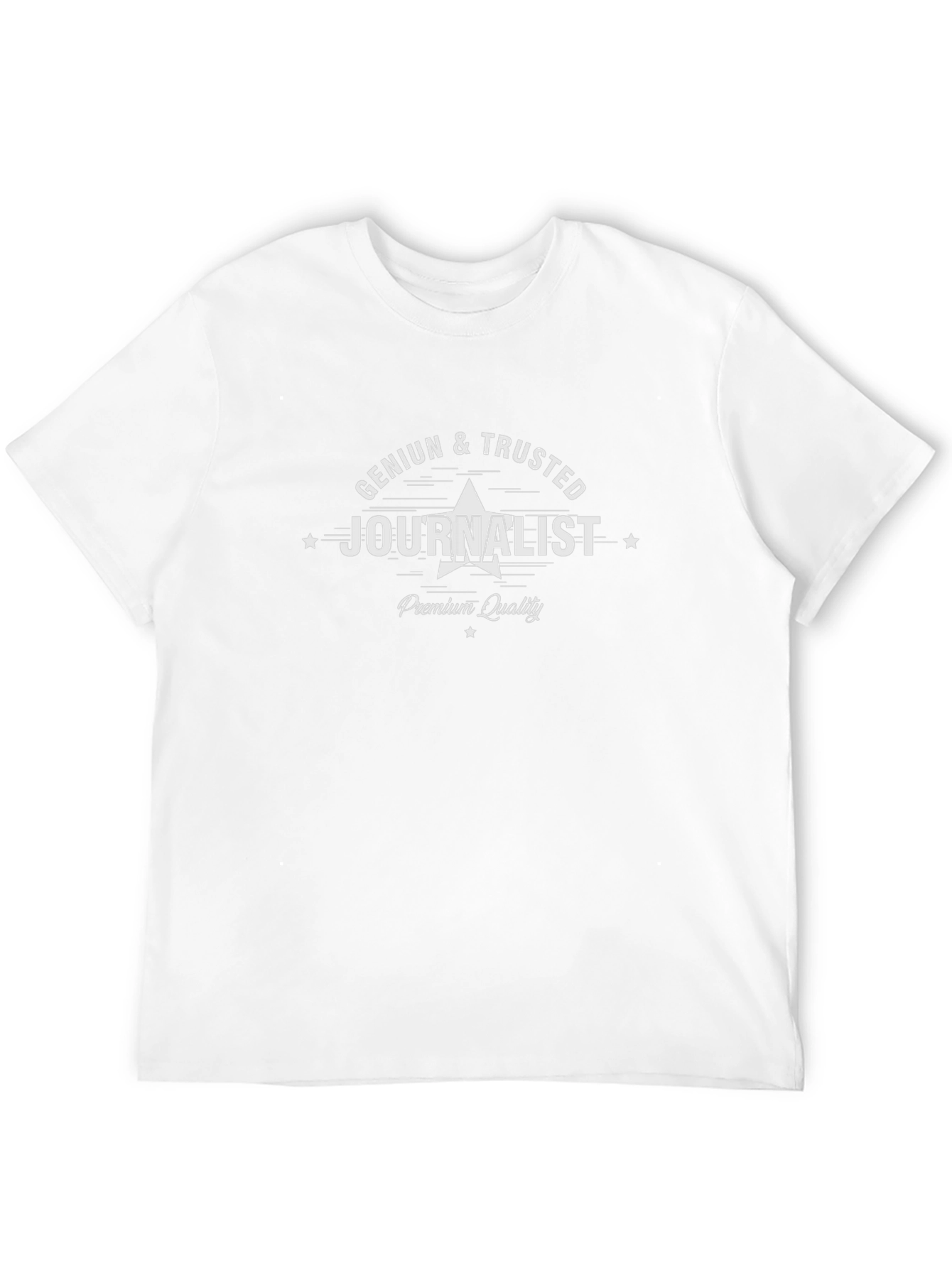 Genuine Journalist Black T-Shirt