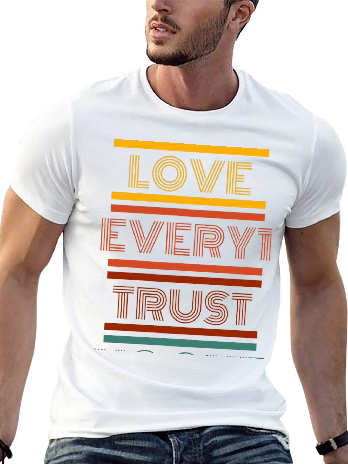 Love Every1 Trust T-Shirt - Retro Graphic Tee