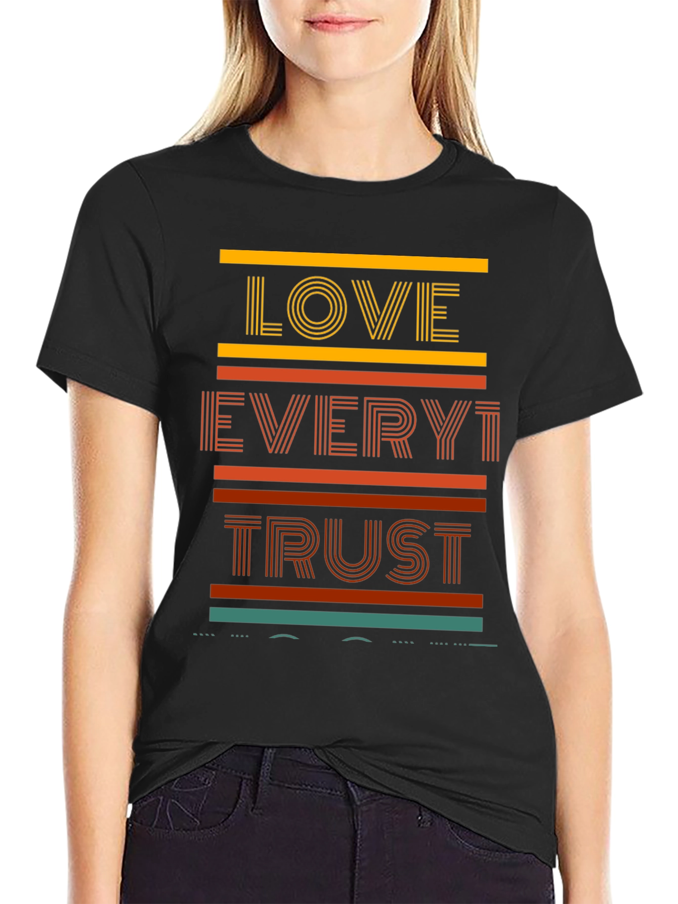 Love Every1 Trust T-Shirt - Retro Graphic Tee