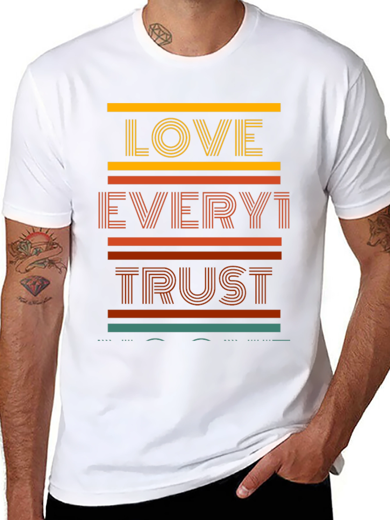Love Every1 Trust T-Shirt - Retro Graphic Tee