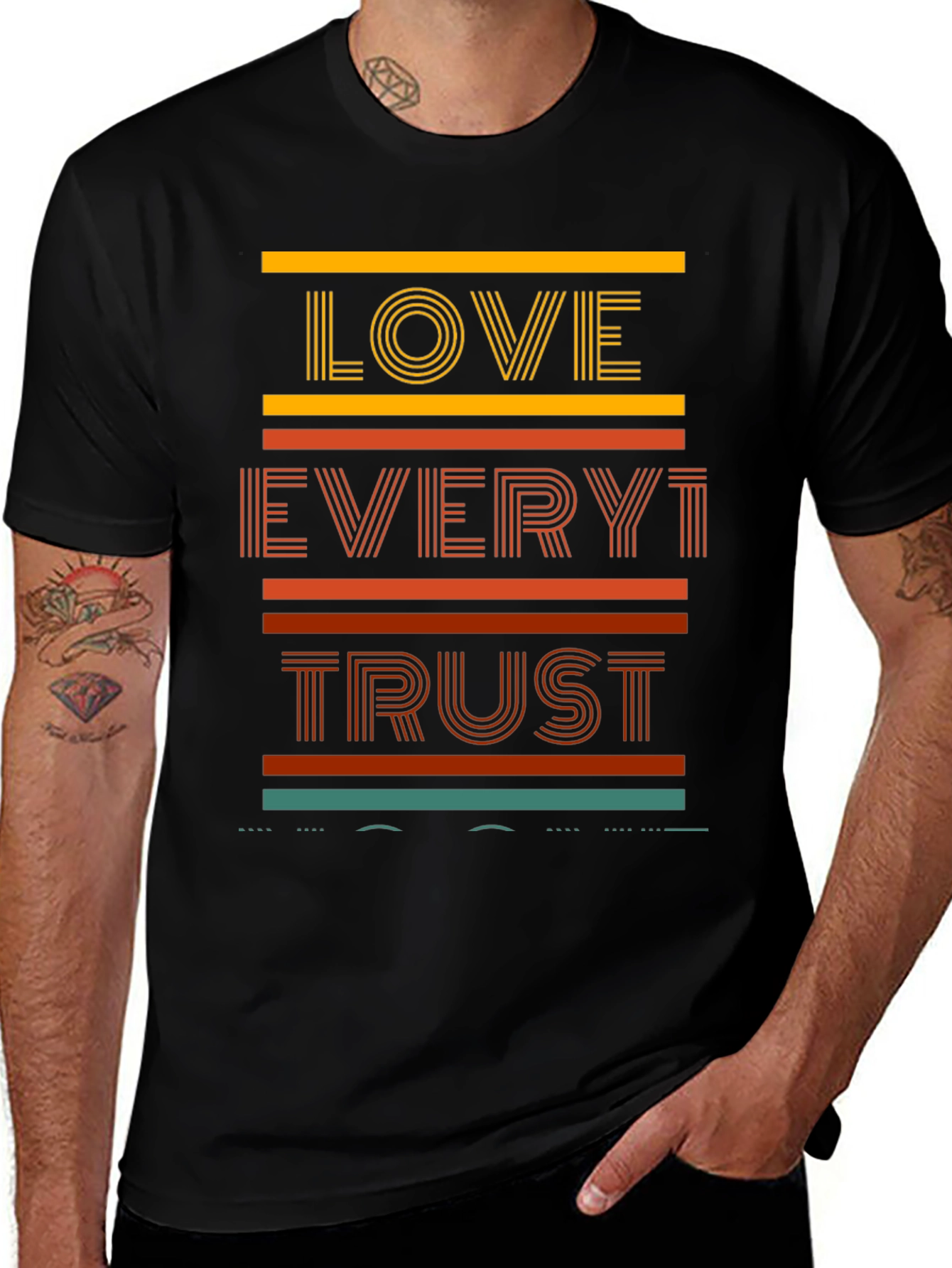 Love Every1 Trust T-Shirt - Retro Graphic Tee