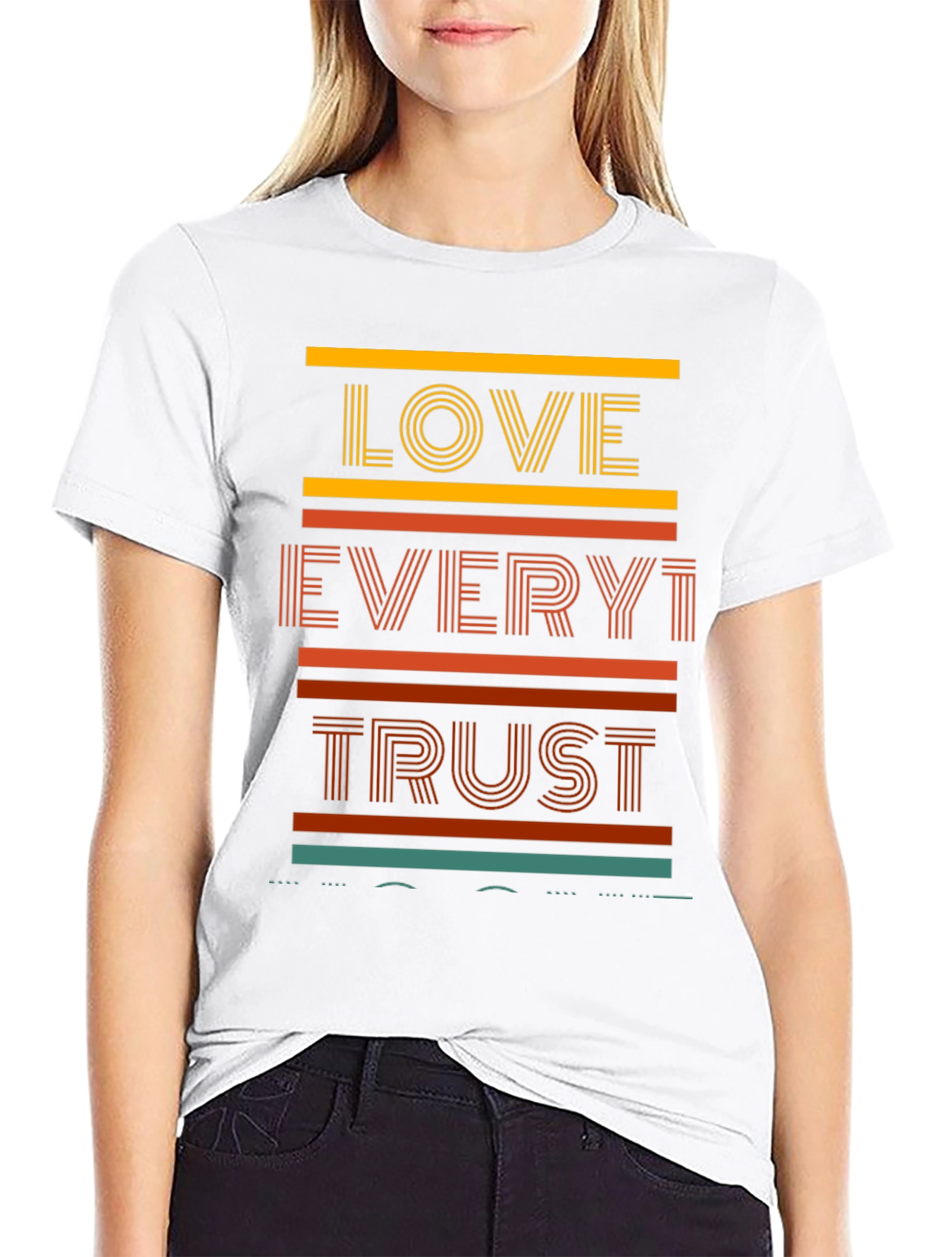 Love Every1 Trust T-Shirt - Retro Graphic Tee