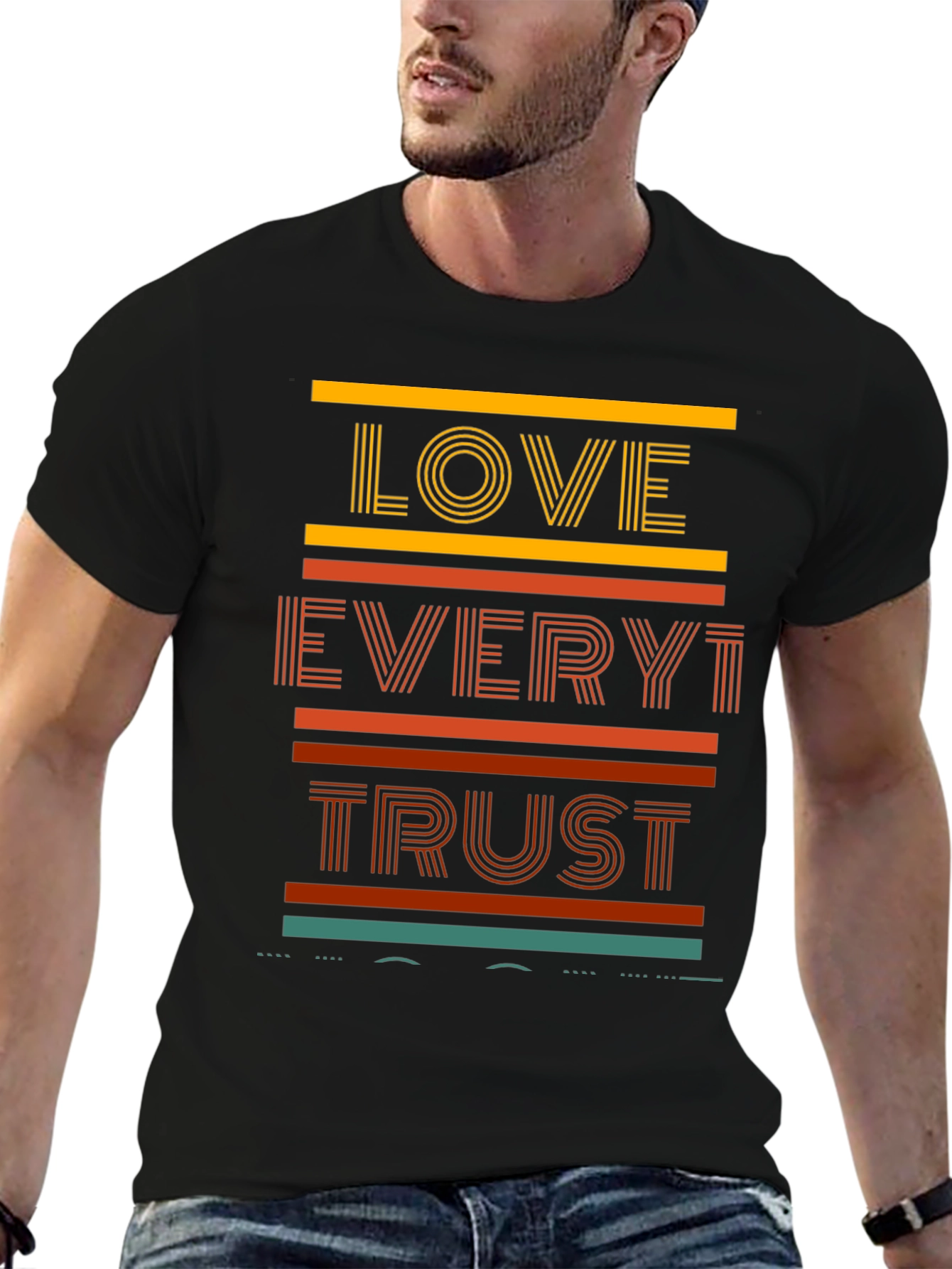 Love Every1 Trust T-Shirt - Retro Graphic Tee