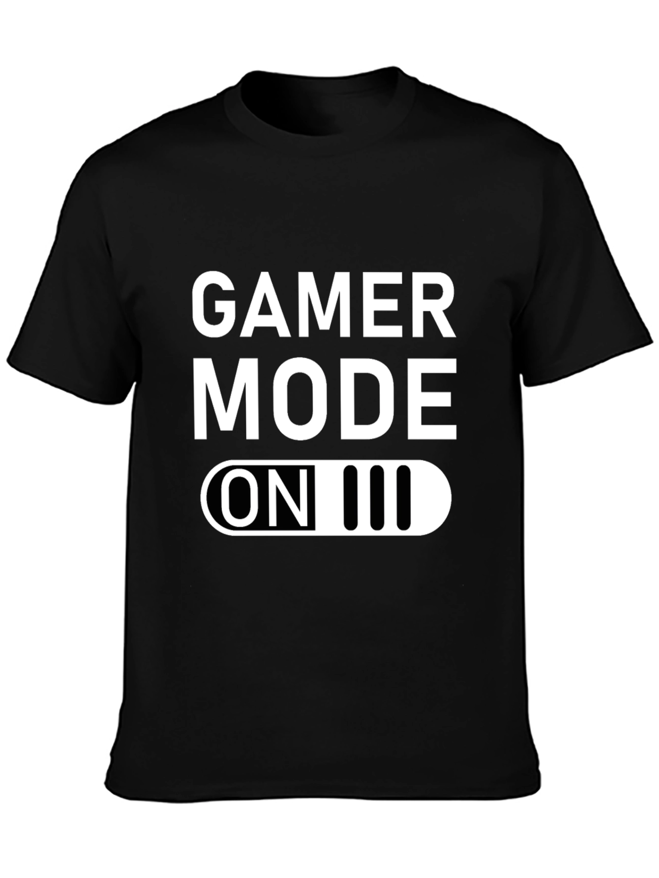 Gamer Mode ON Graphic Tee - Black