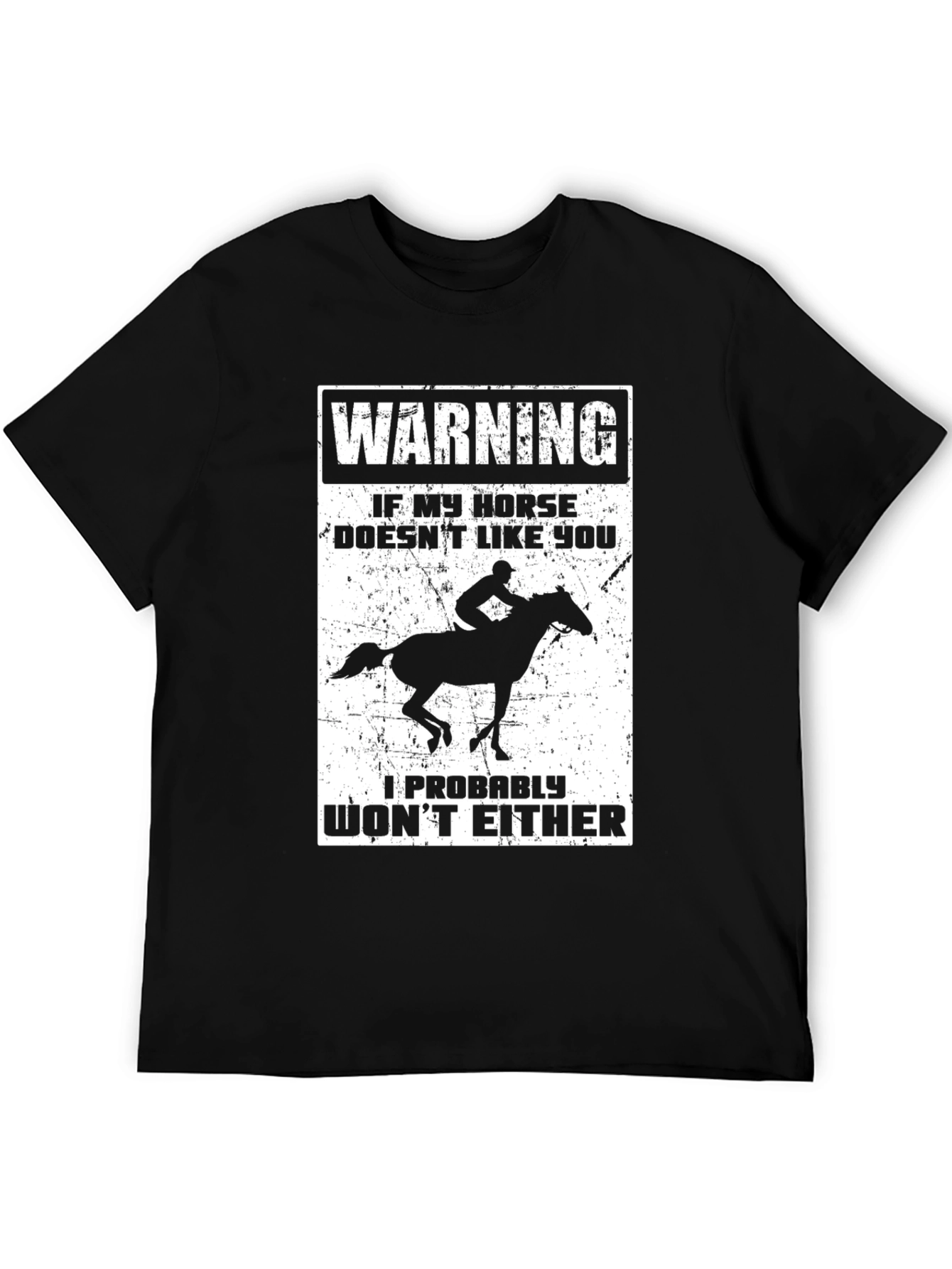 Warning Horse Graphic T-Shirt