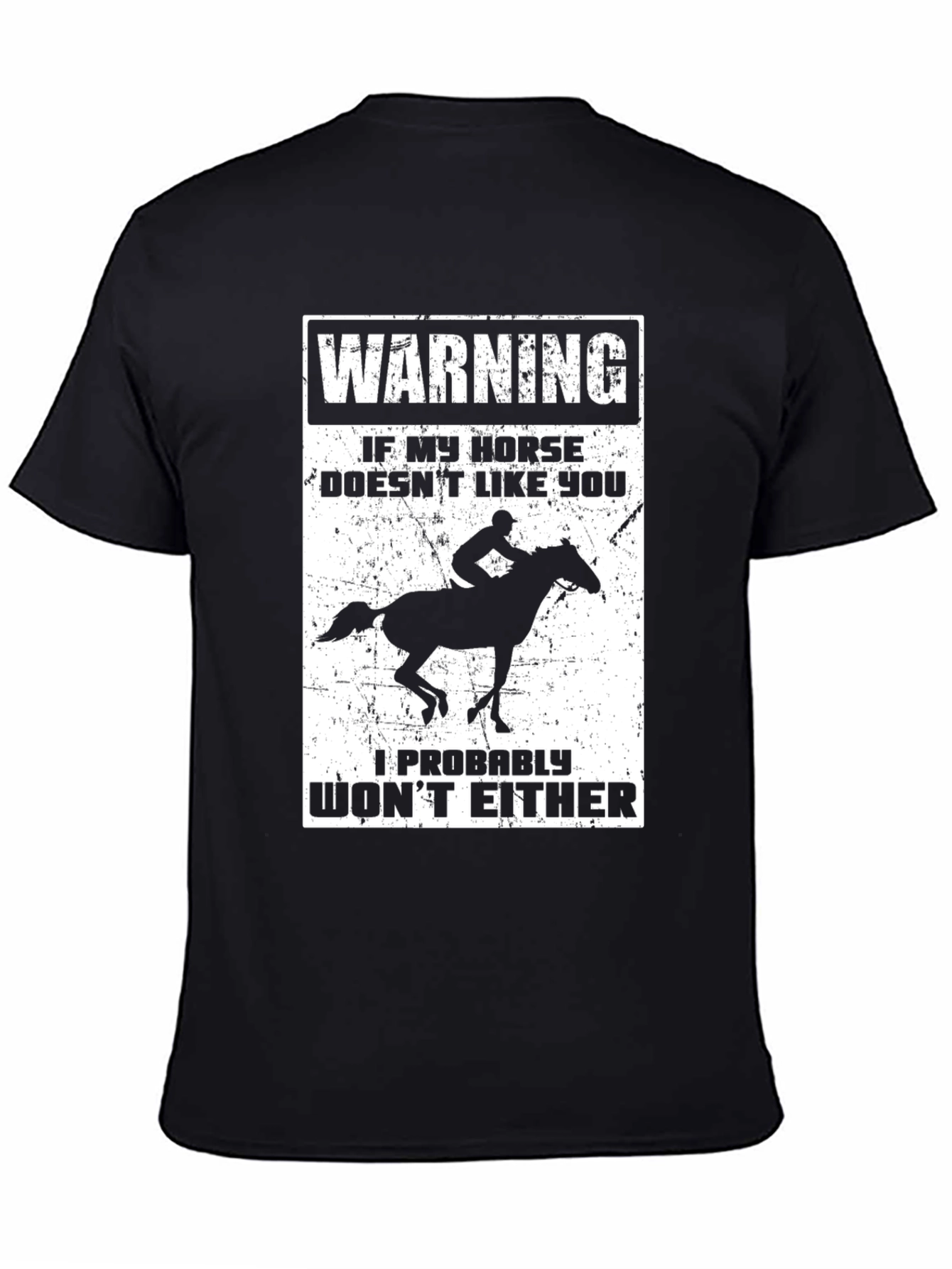 Warning Horse Graphic T-Shirt