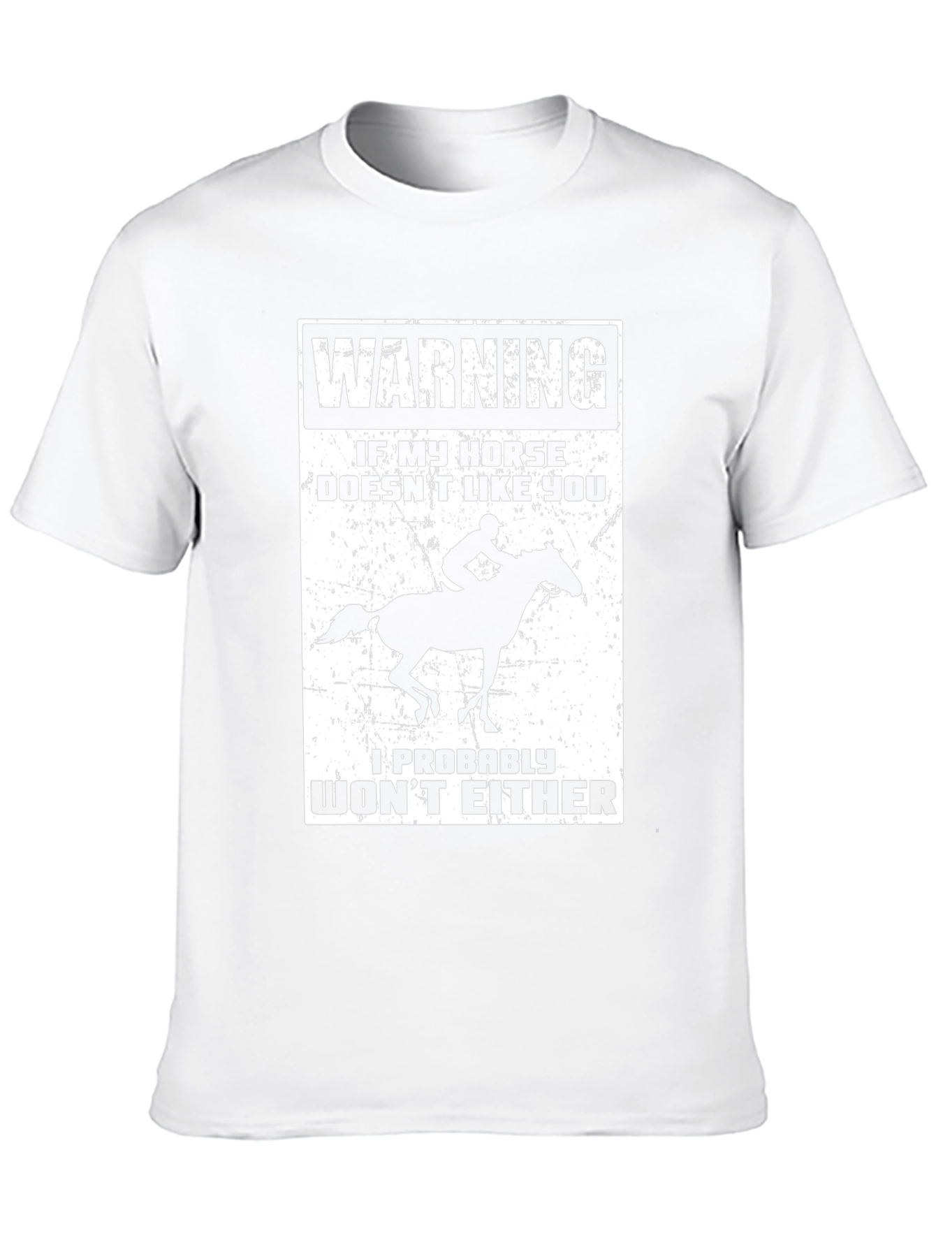 Warning Horse Graphic T-Shirt