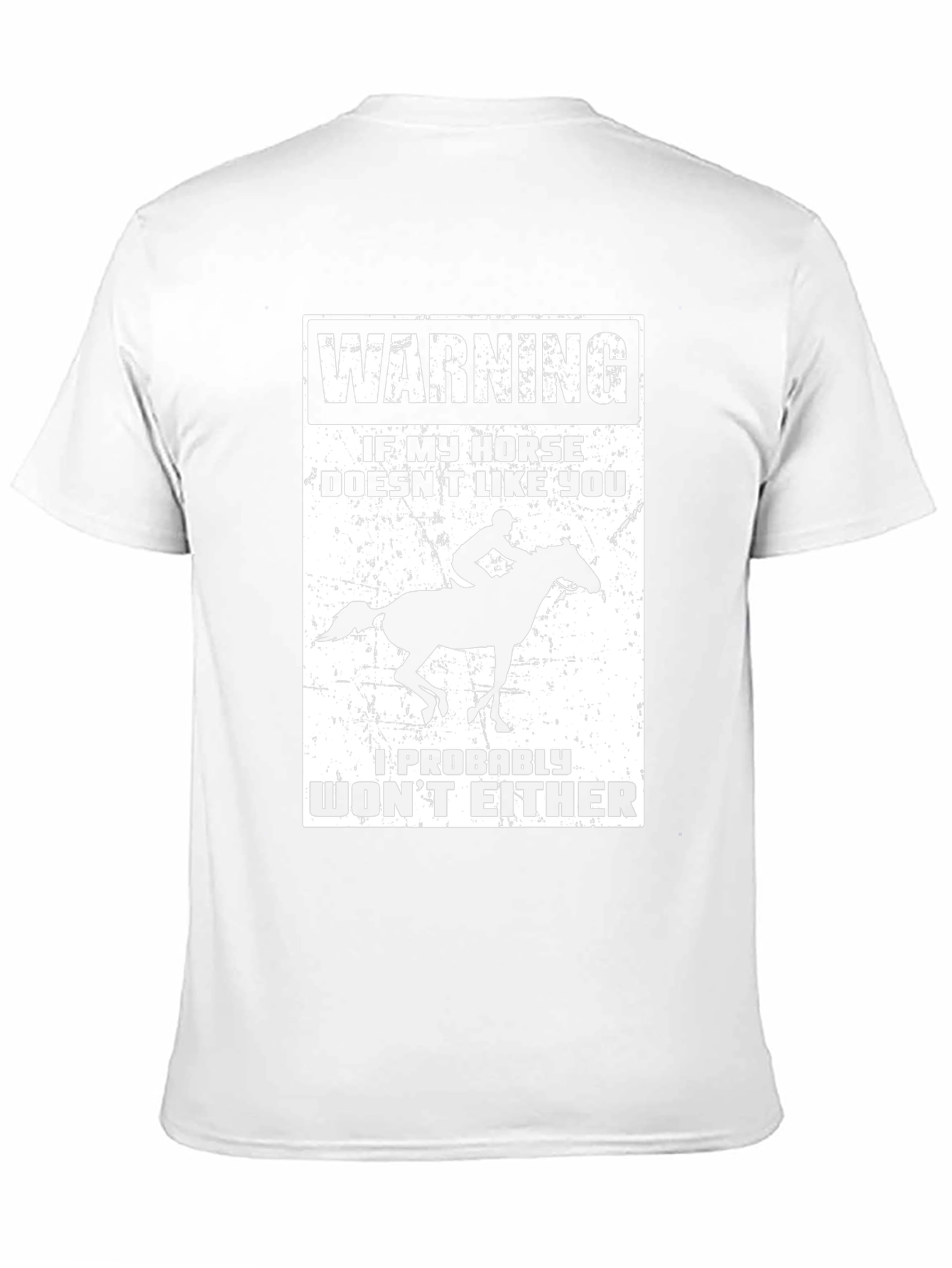 Warning Horse Graphic T-Shirt