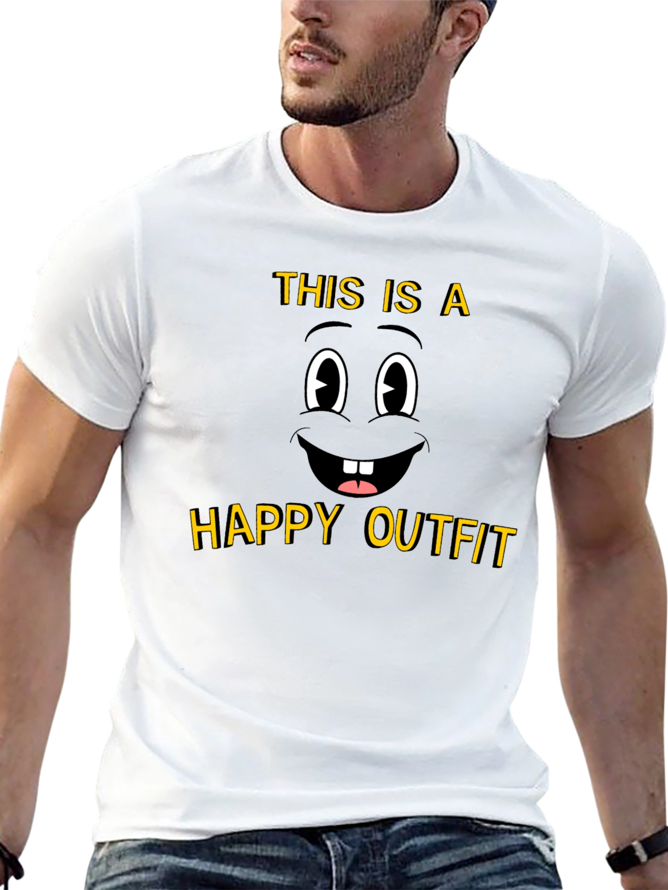 Happy Outfit Graphic T-Shirt