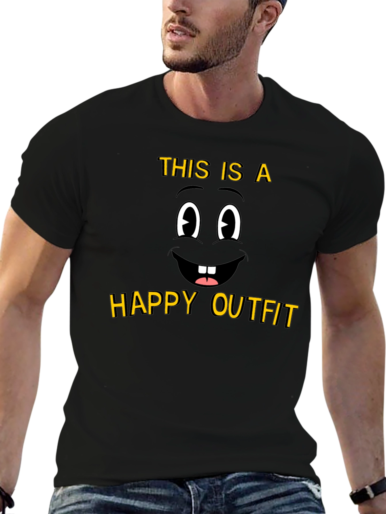 Happy Outfit Graphic T-Shirt