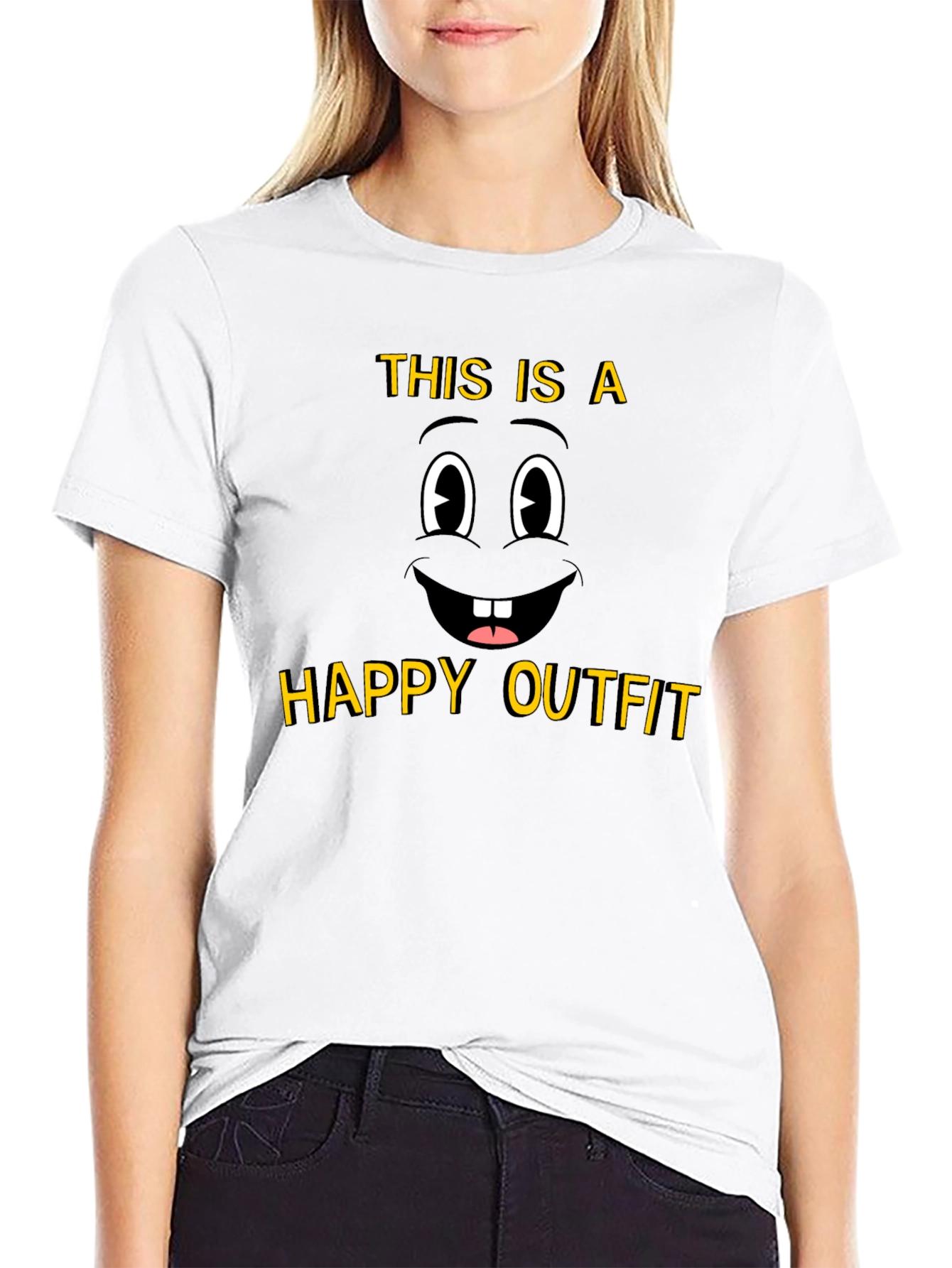 Happy Outfit Graphic T-Shirt