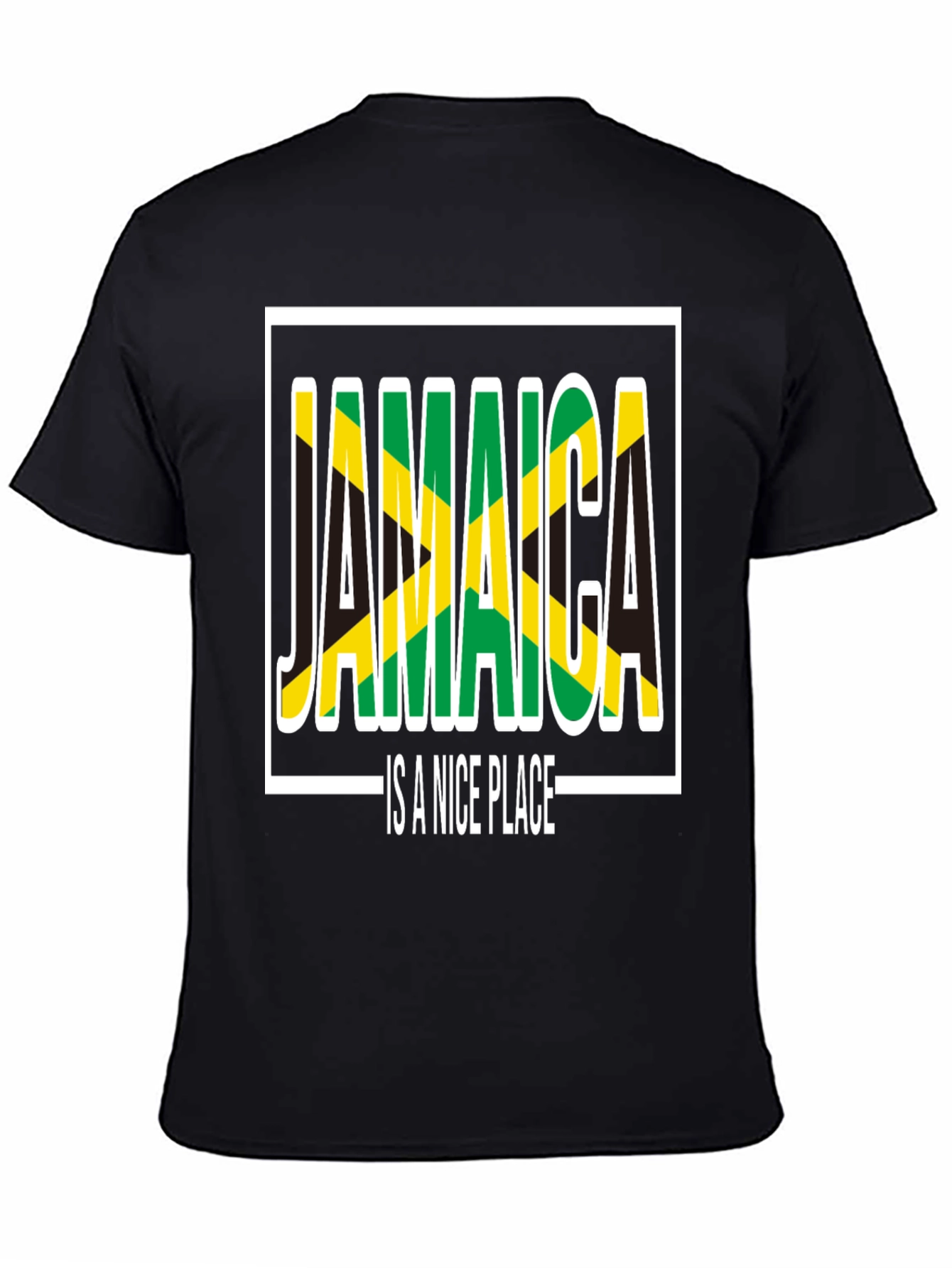 Jamaica is a Nice Place Black T-Shirt