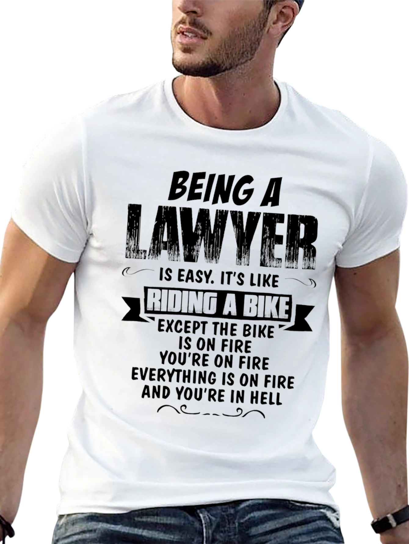 Being A Lawyer T-Shirt Funny Lawyer Gift