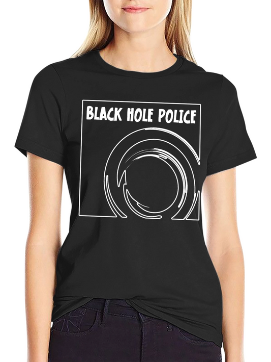 Black Hole Police Graphic Tee