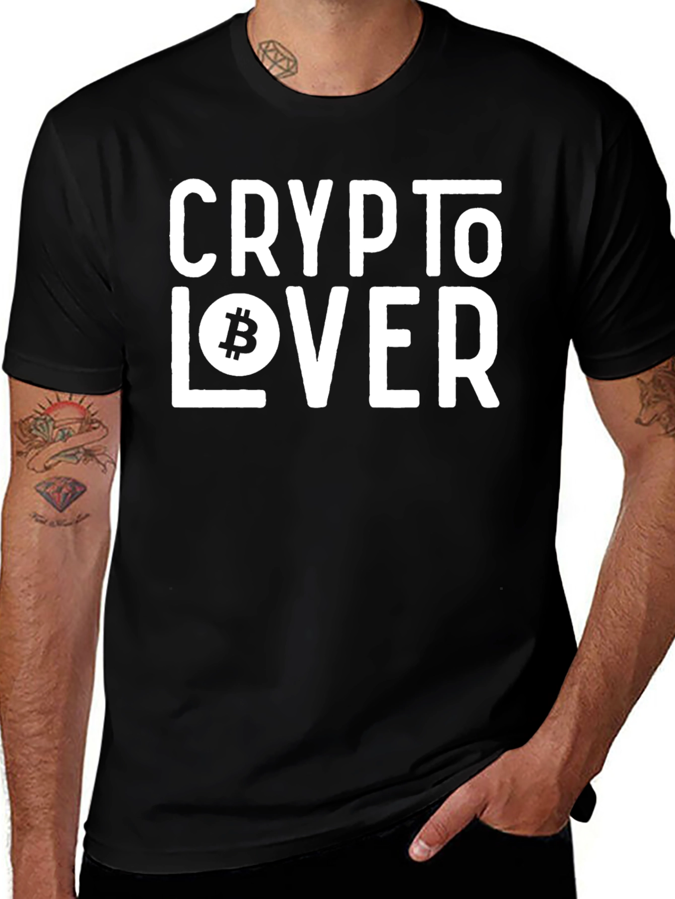 Crypto Lover Graphic Tee - Bitcoin Fan T-Shirt