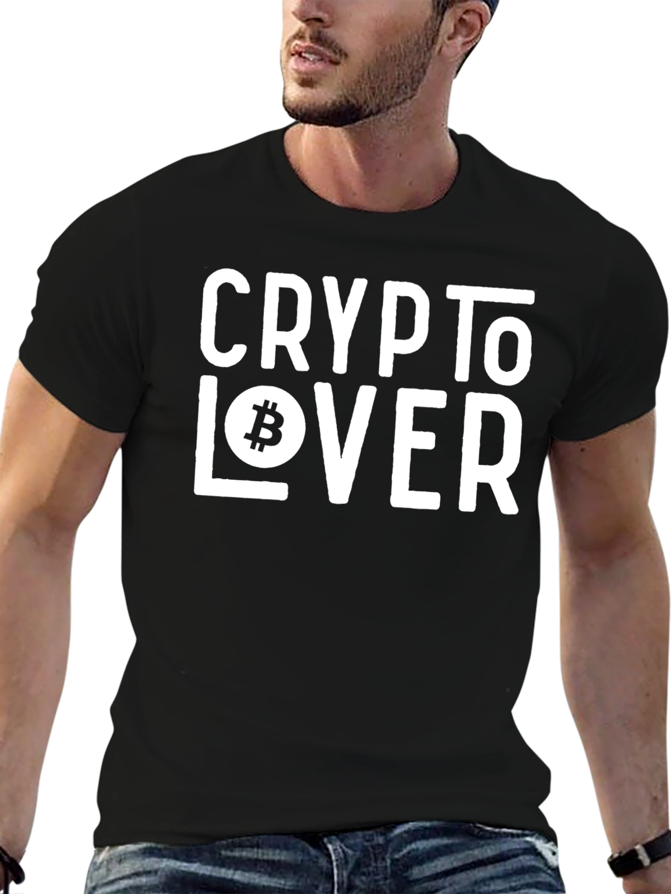 Crypto Lover Graphic Tee - Bitcoin Fan T-Shirt