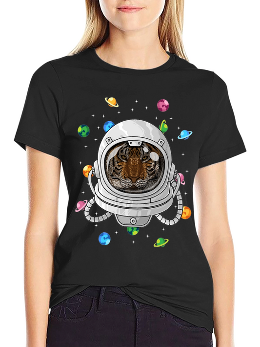 Astronaut Tiger Graphic Tee