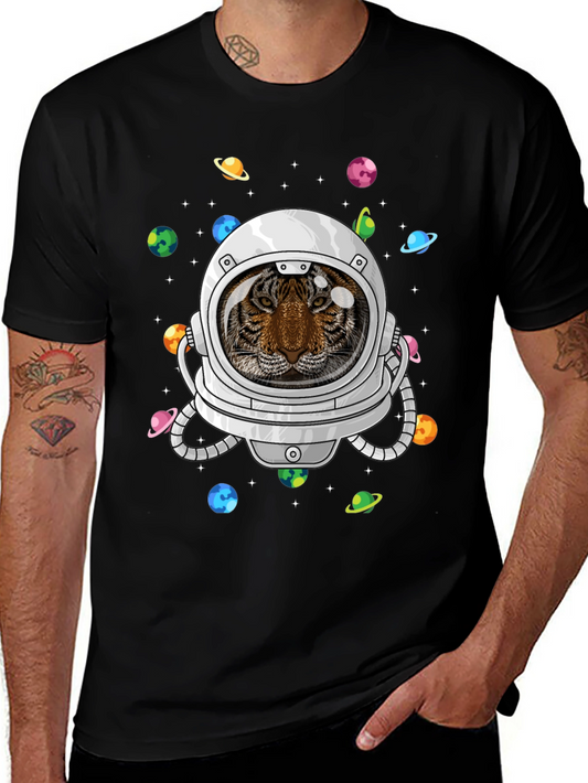 Astronaut Tiger Graphic Tee