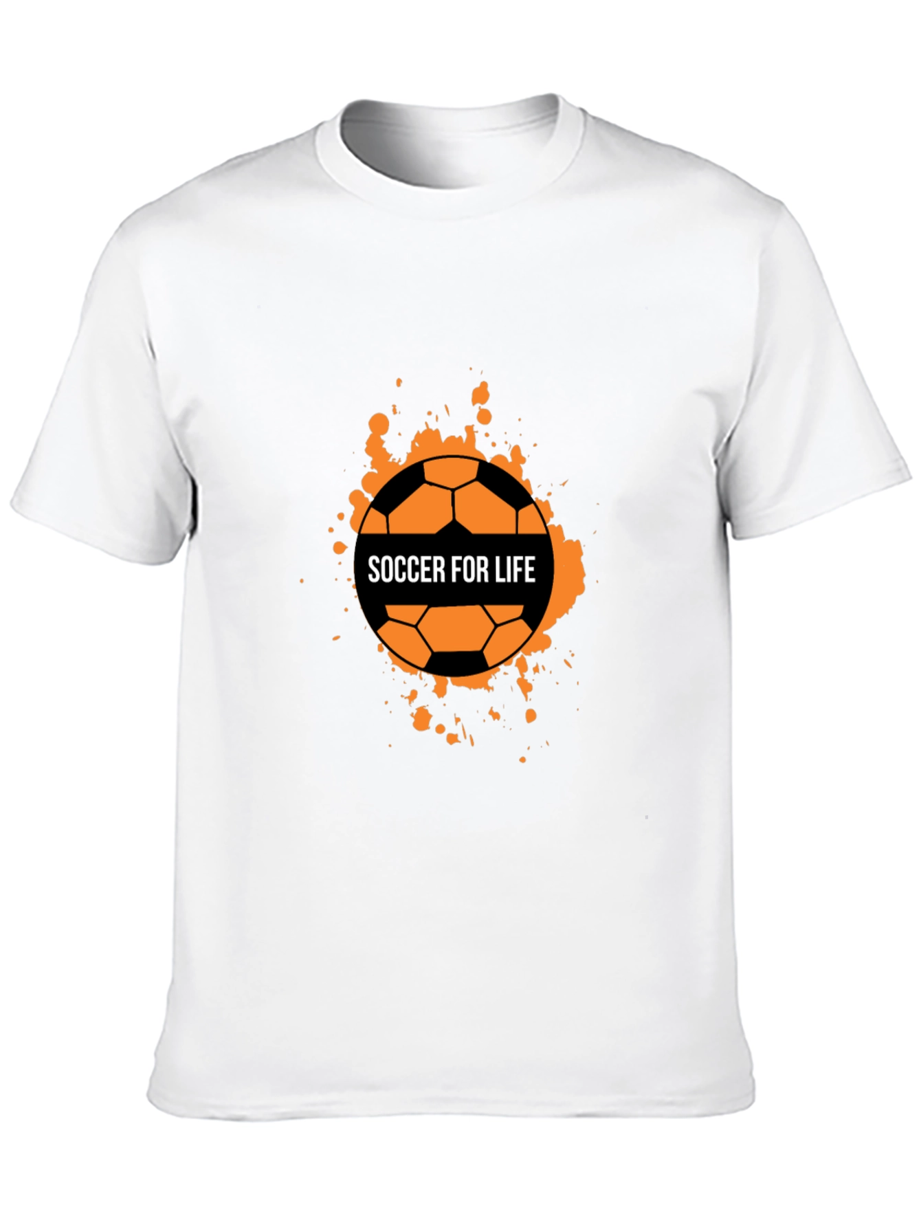 Soccer For Life Graphic T-Shirt - Black