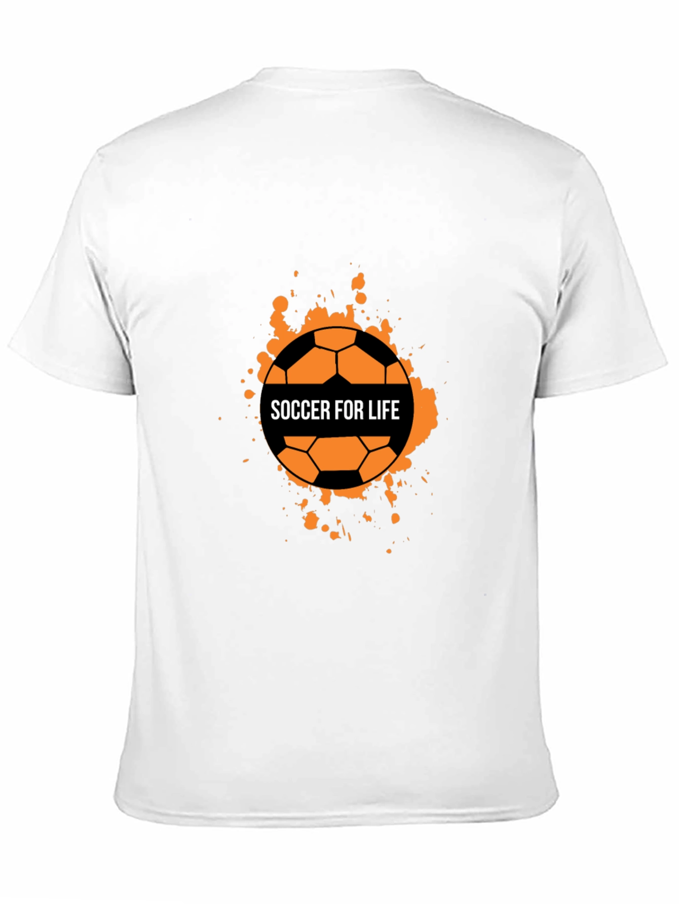 Soccer For Life Graphic T-Shirt - Black