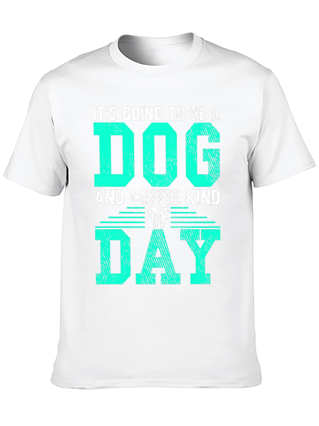 Dog and Coffee Kind of Day Graphic T-Shirt