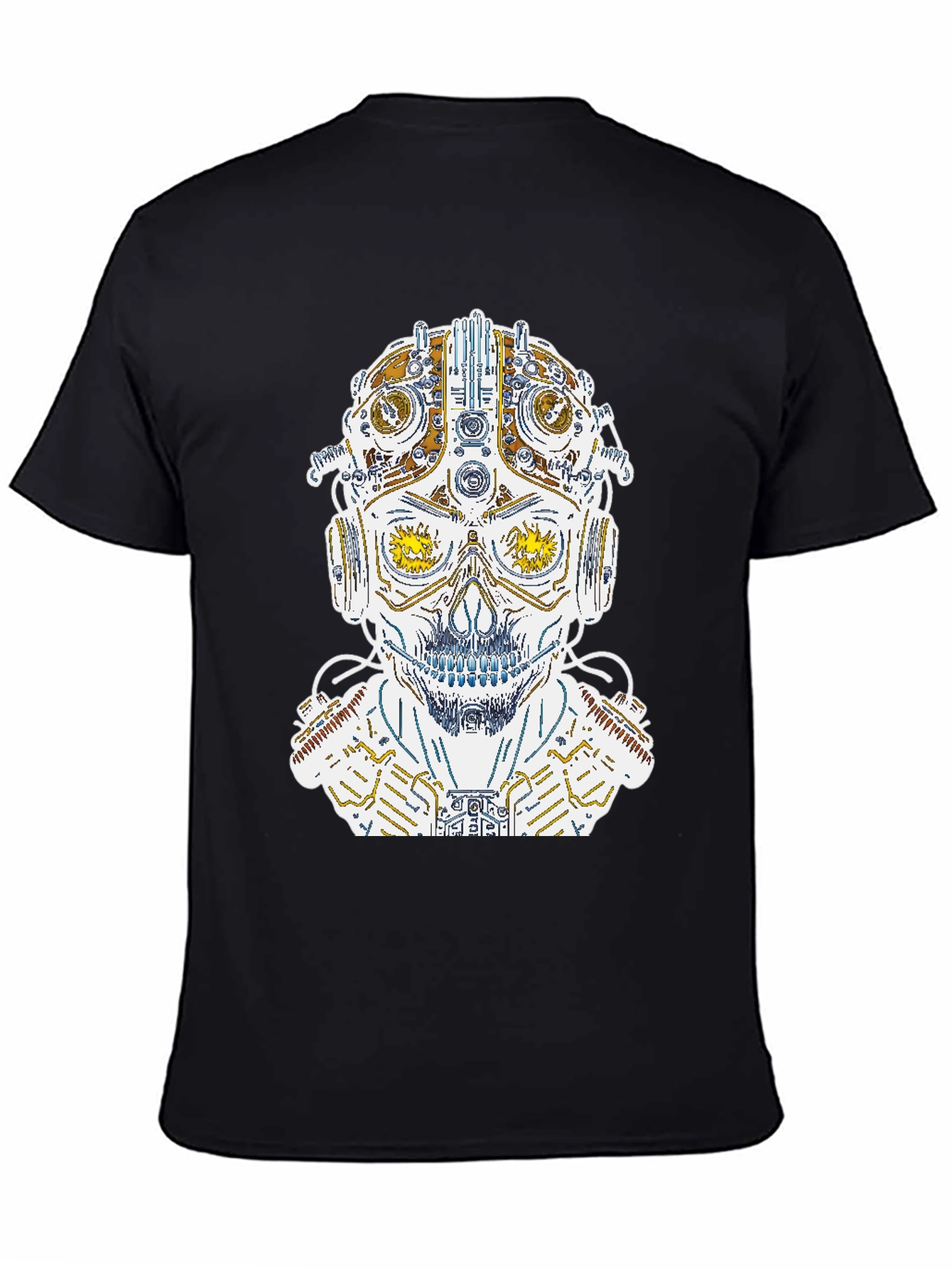 Steampunk Skull Graphic Tee - Unique Design