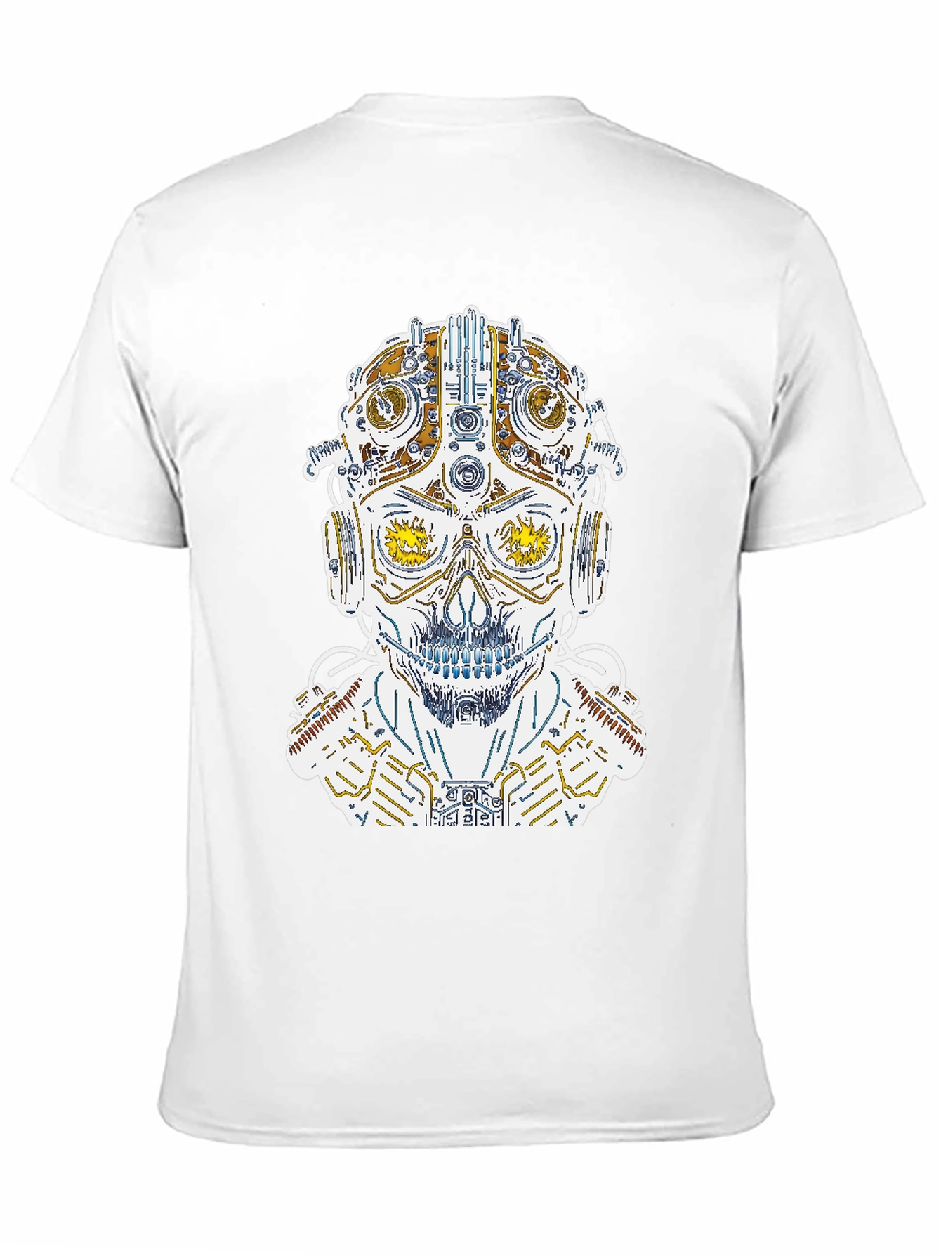 Steampunk Skull Graphic Tee - Unique Design