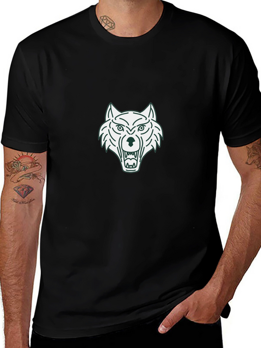 Black Wolf Graphic Tee - Mens Short Sleeve