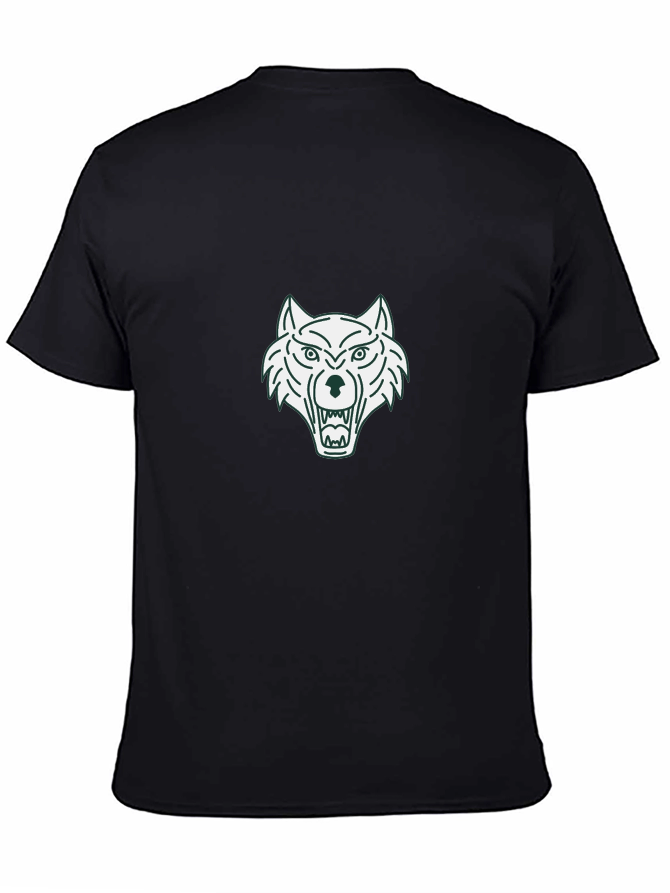 Black Wolf Graphic Tee - Mens Short Sleeve