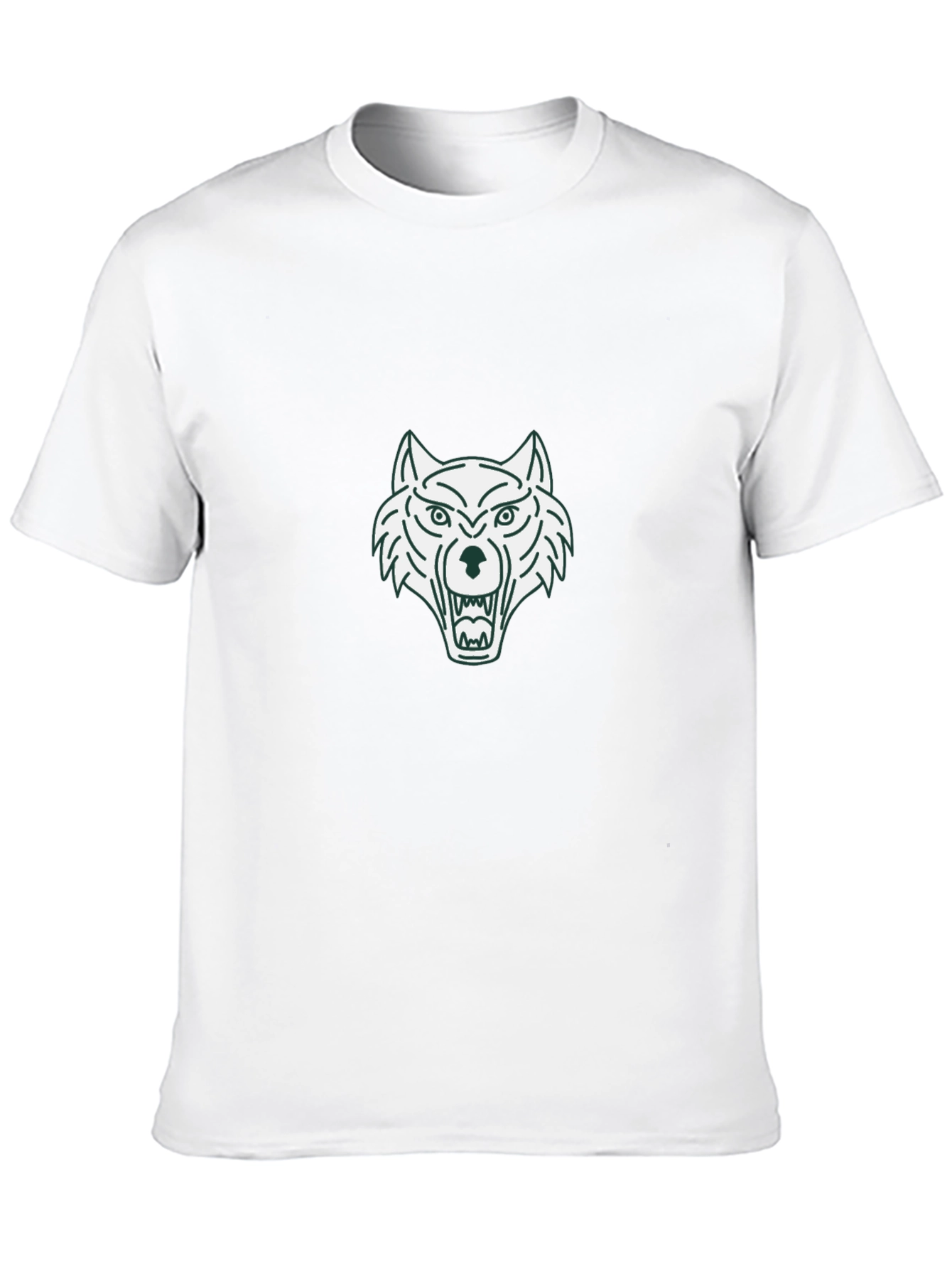 Black Wolf Graphic Tee - Mens Short Sleeve