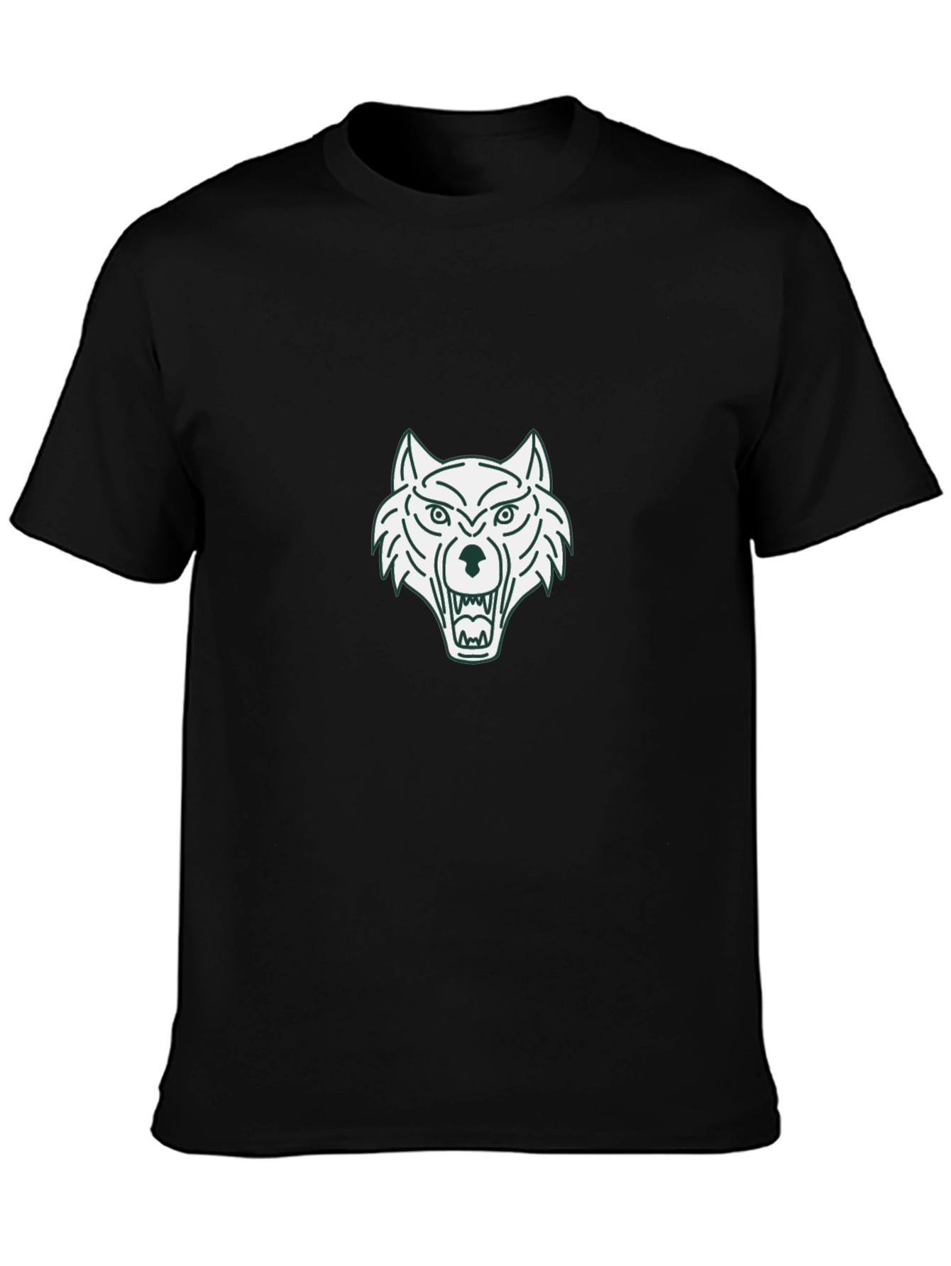 Black Wolf Graphic Tee - Mens Short Sleeve