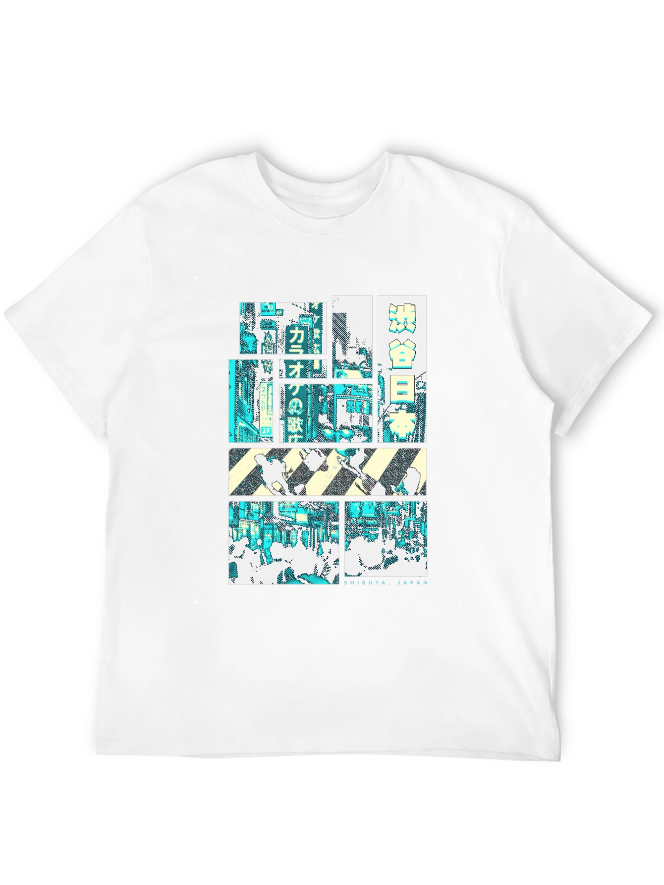 Shibuya Japan Graphic Tee - Urban Style Shirt