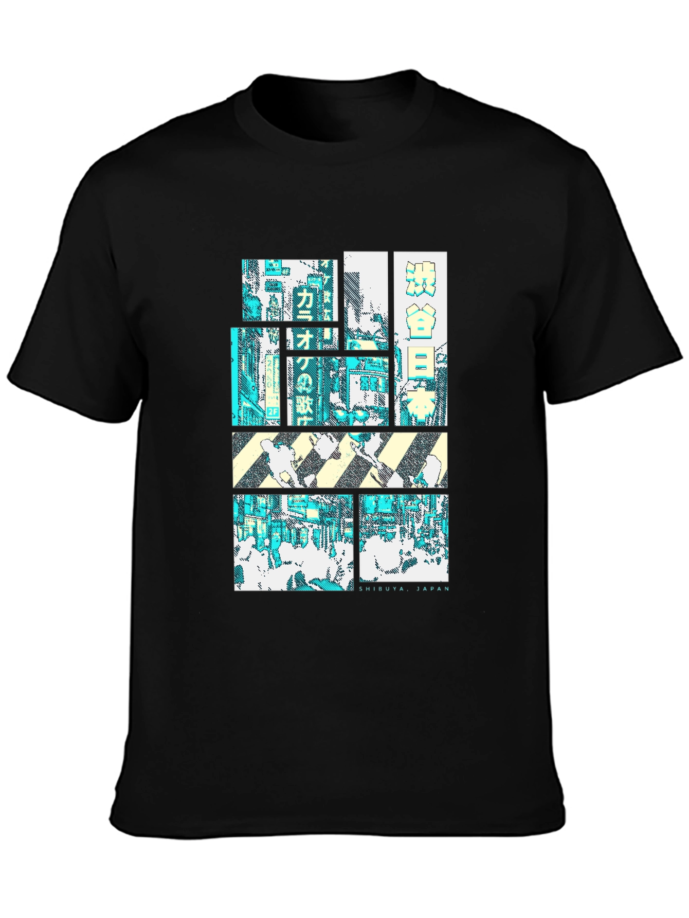 Shibuya Japan Graphic Tee - Urban Style Shirt