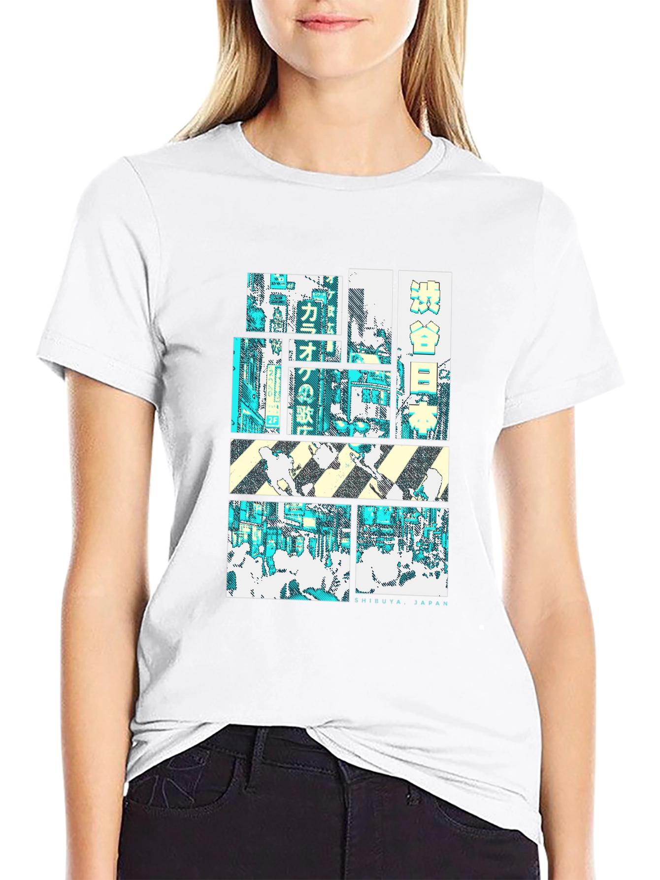 Shibuya Japan Graphic Tee - Urban Style Shirt