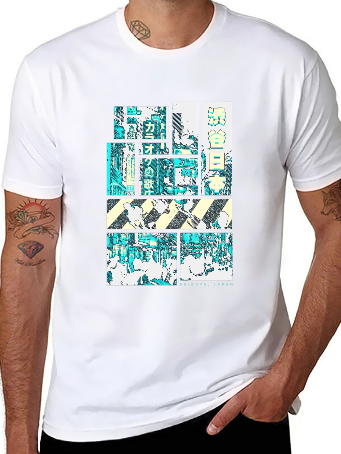 Shibuya Japan Graphic Tee - Urban Style Shirt