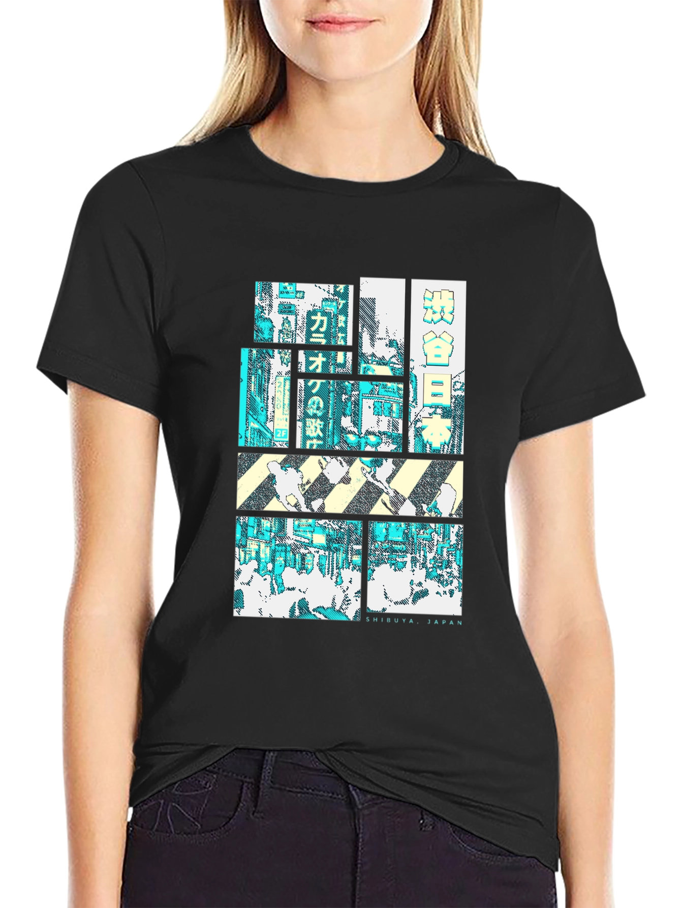 Shibuya Japan Graphic Tee - Urban Style Shirt