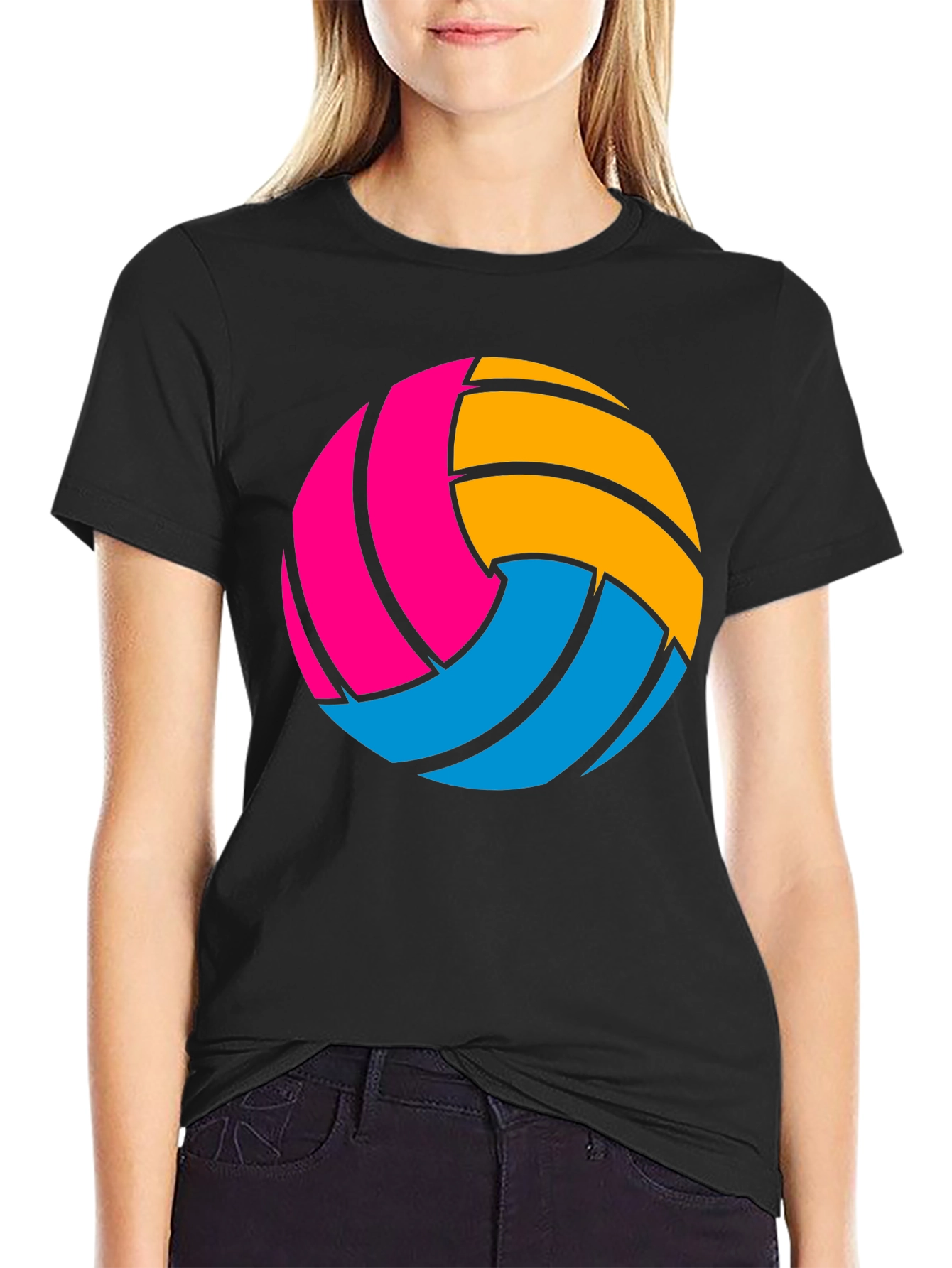 Volleyball Graphic Tee - Stylish Comfort